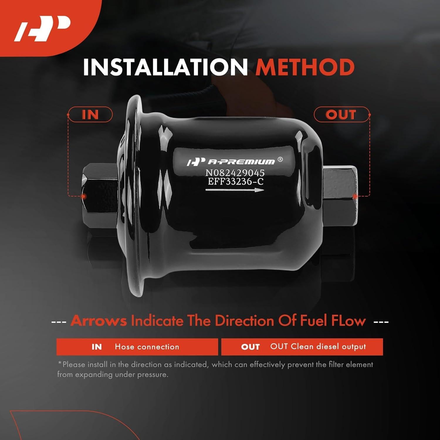 Filtro de combustible A-Premium para Toyota Tundra 2000-2004