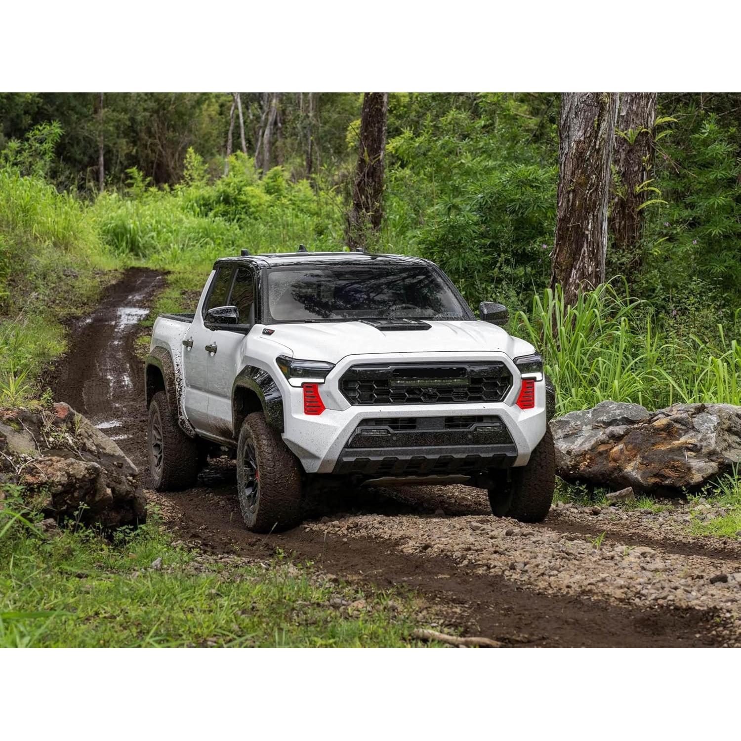 Cubierta de Faro Lateral Toyota Tacoma 2024 2025 ABS Rojo