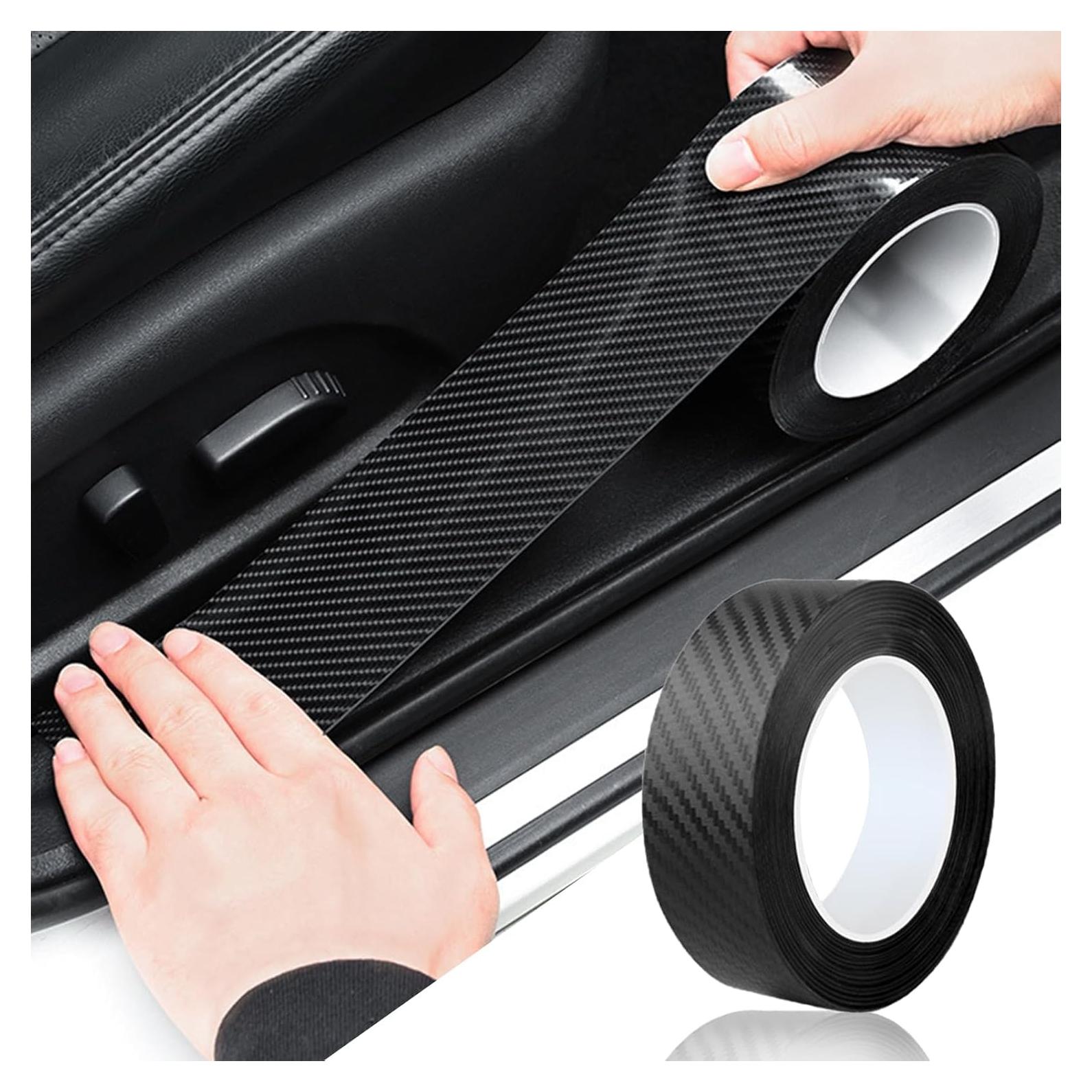 Protector de Bisel de Puerta Smeyta 5cm x 10m Fibra de Carbono