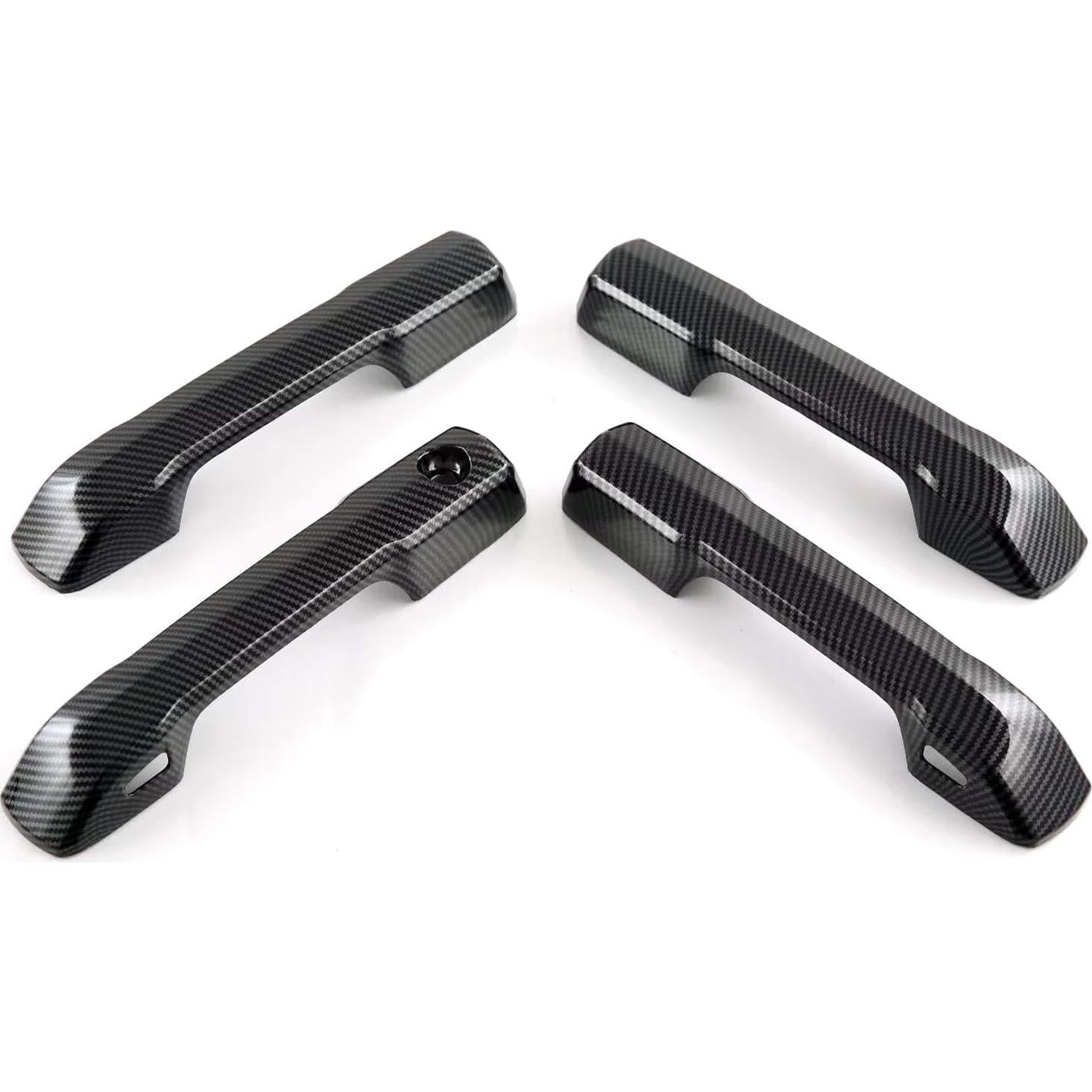 Cubierta Decorativa de Manija de Puerta CTH para Toyota Tacoma 2024-2025 - 4pcs Fibra de Carbono