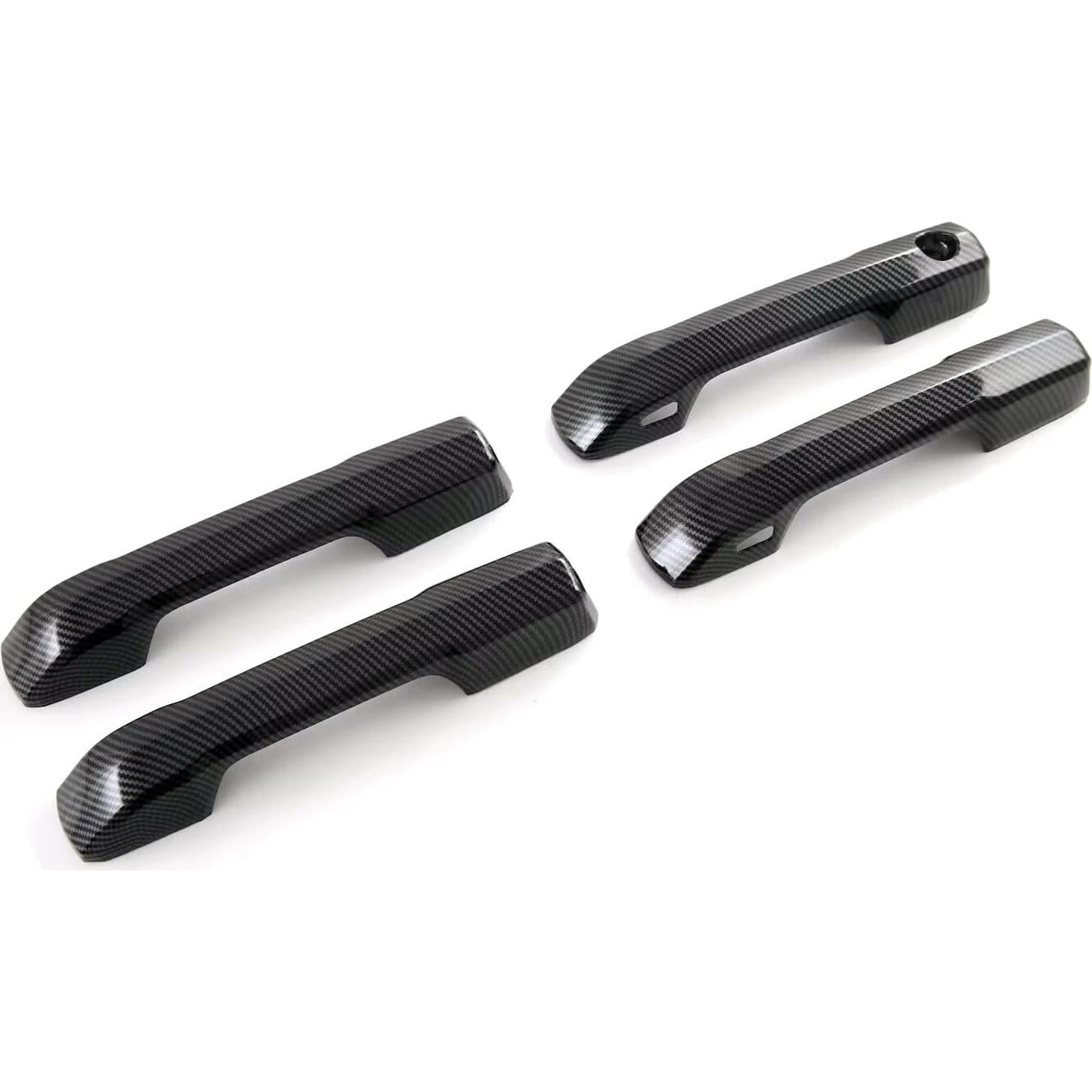 Cubierta Decorativa de Manija de Puerta CTH para Toyota Tacoma 2024-2025 - 4pcs Fibra de Carbono