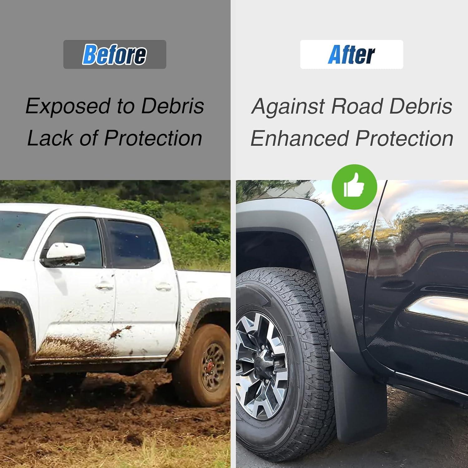 Guardias de Barro Nilight para Toyota Tacoma 2016-2023