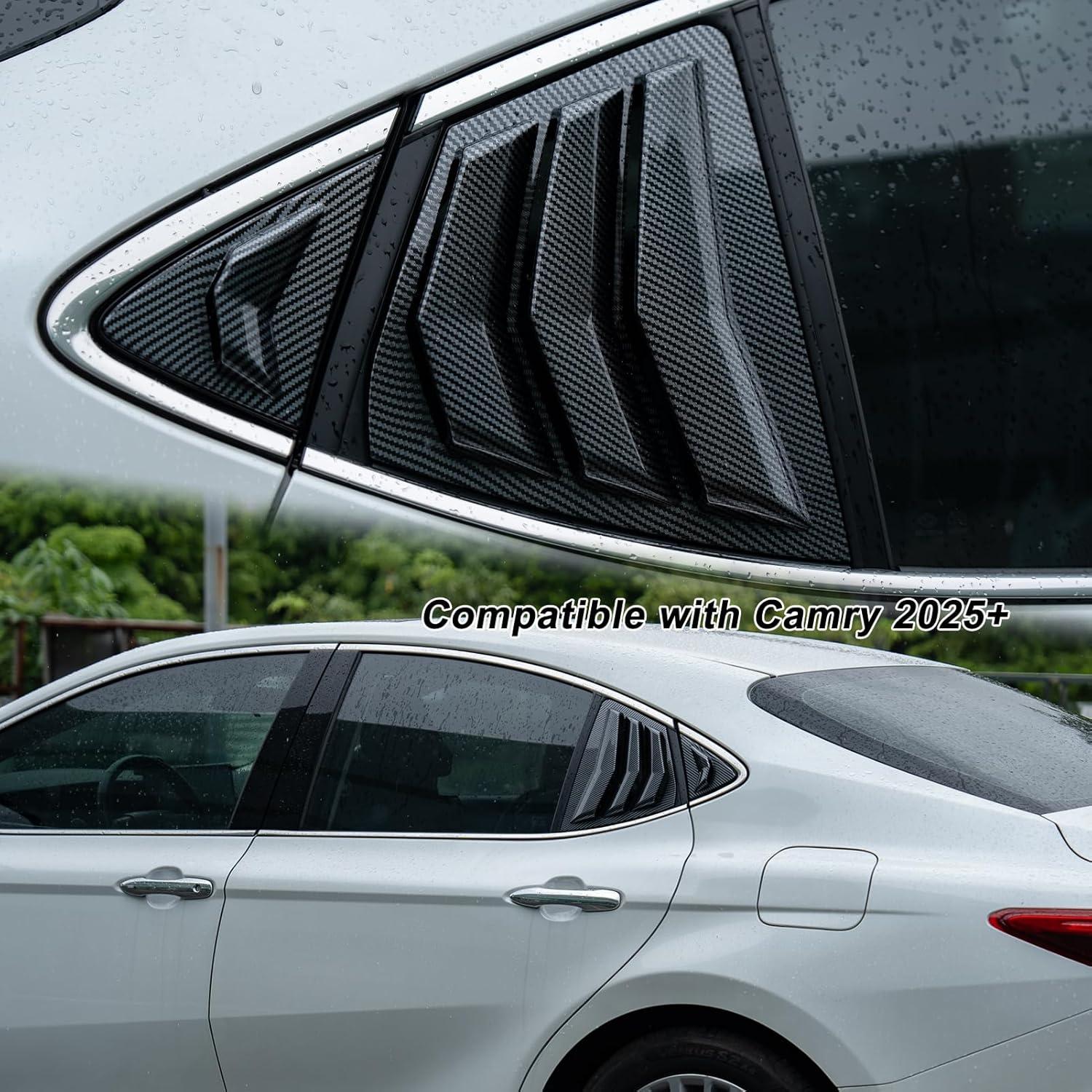 Louvers de Ventana CKE para Toyota Camry 2025 Estilo Carbono