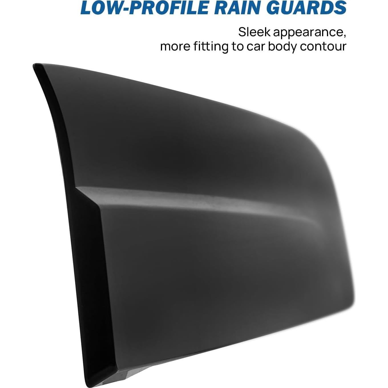 Protectores de Lluvia JOYTUTUS para Tacoma 2024 2025 Doble Cabina