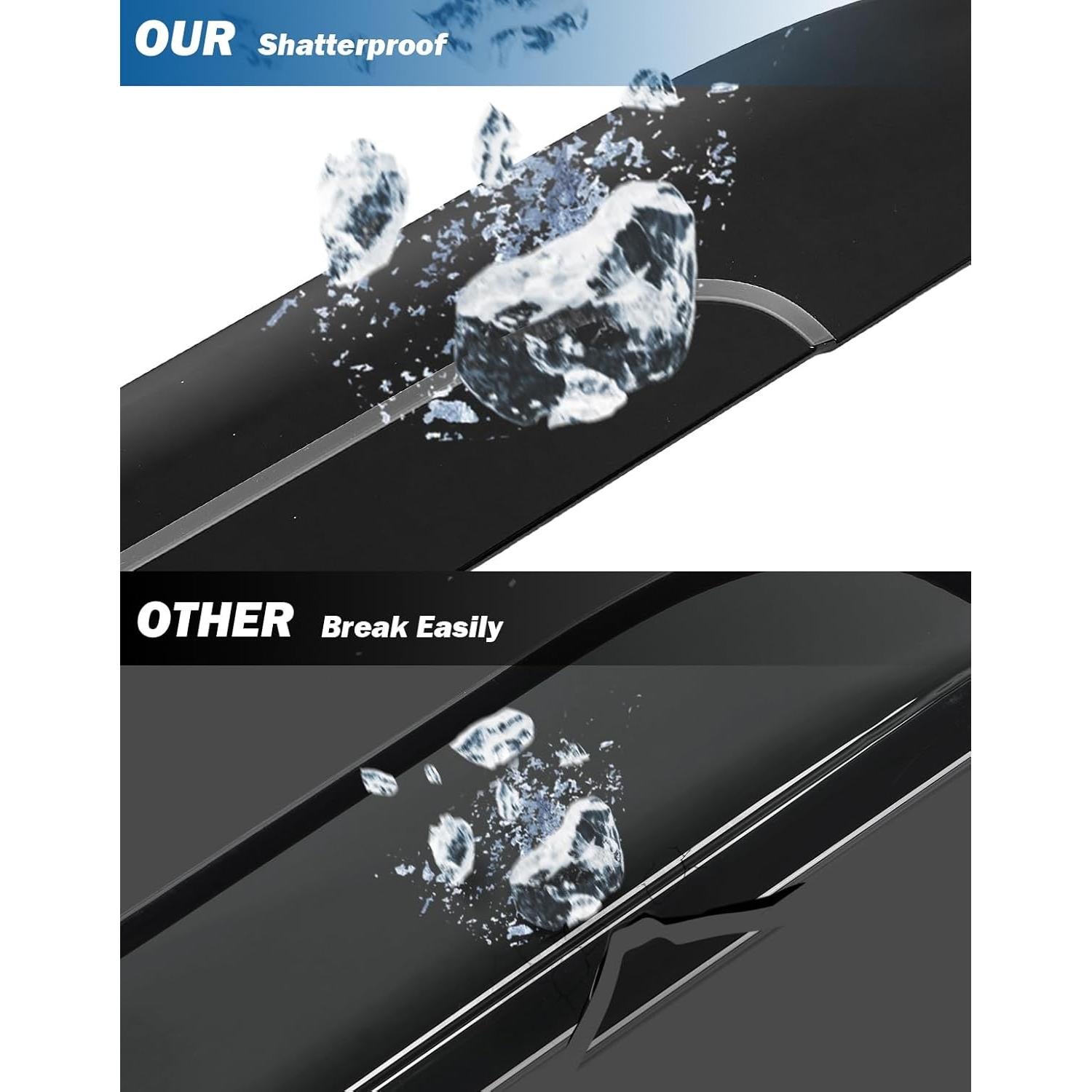 Protectores de Lluvia JOYTUTUS para Tacoma 2024 2025 Doble Cabina