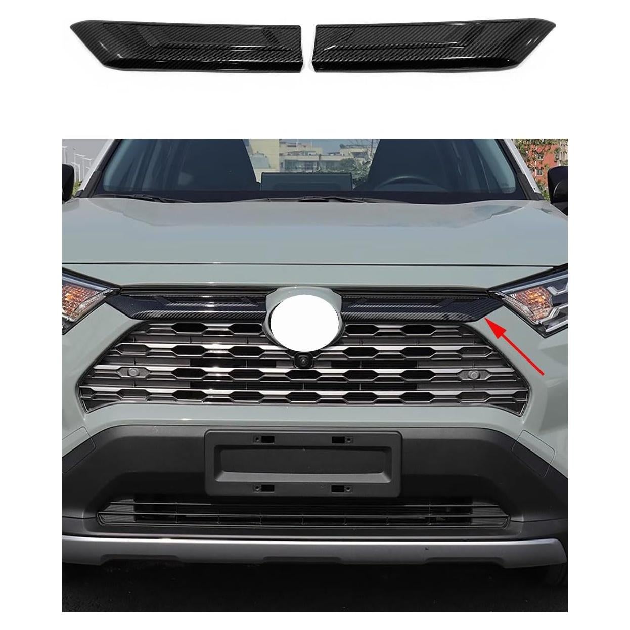 Accesorios Toyota RAV4 2019-2025 Cubierta Parachoques ABS 2PCS