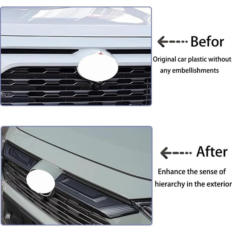 Accesorios Toyota RAV4 2019-2025 Cubierta Parachoques ABS 2PCS