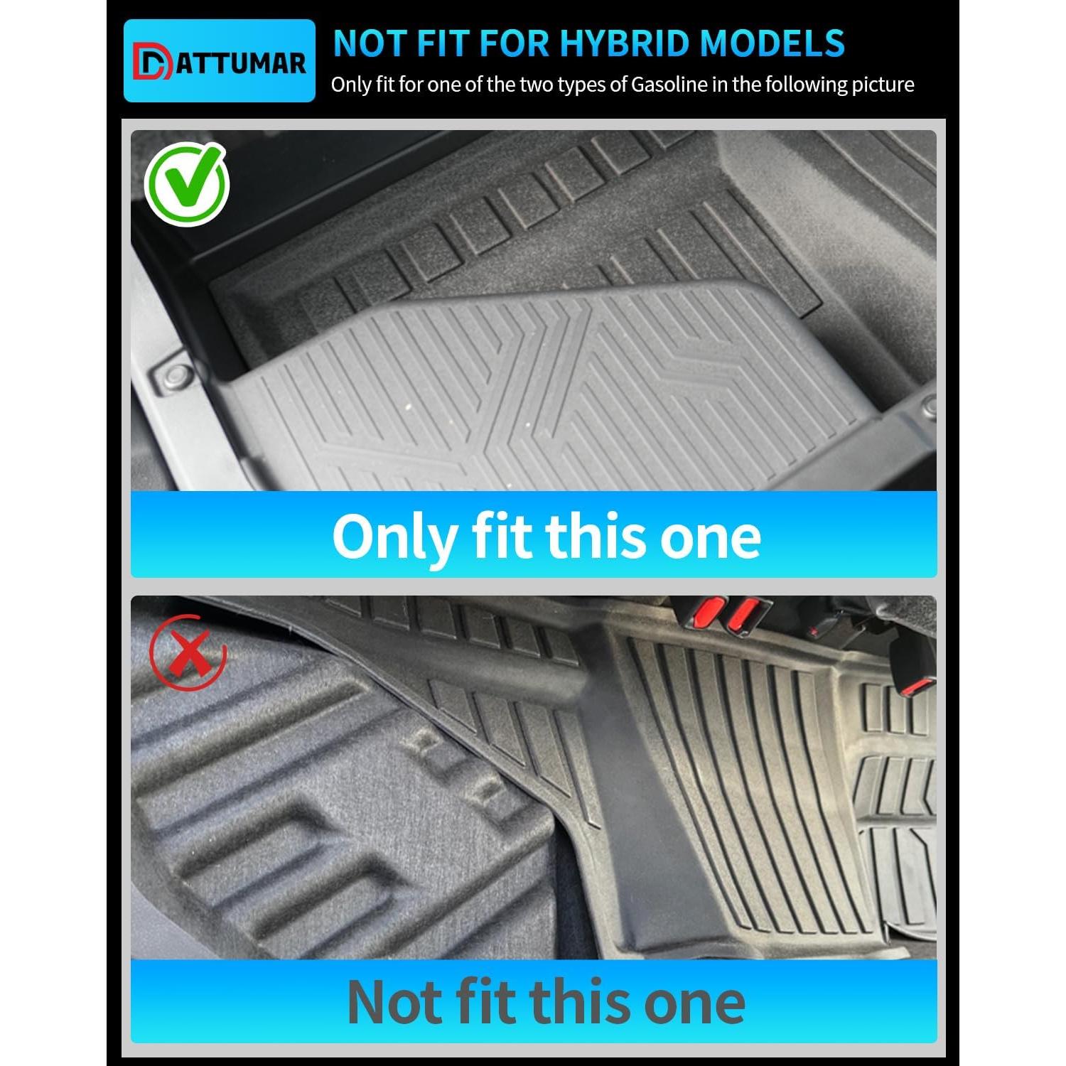 Alfombrillas de Almacenamiento Dattumar para Toyota Tacoma 2024-2025