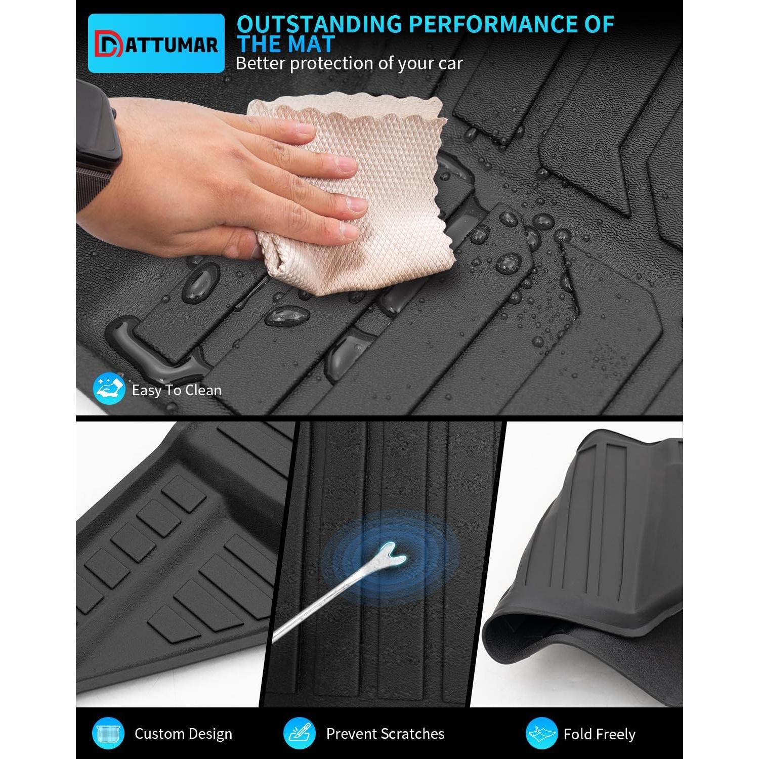 Alfombrillas de Almacenamiento Dattumar para Toyota Tacoma 2024-2025