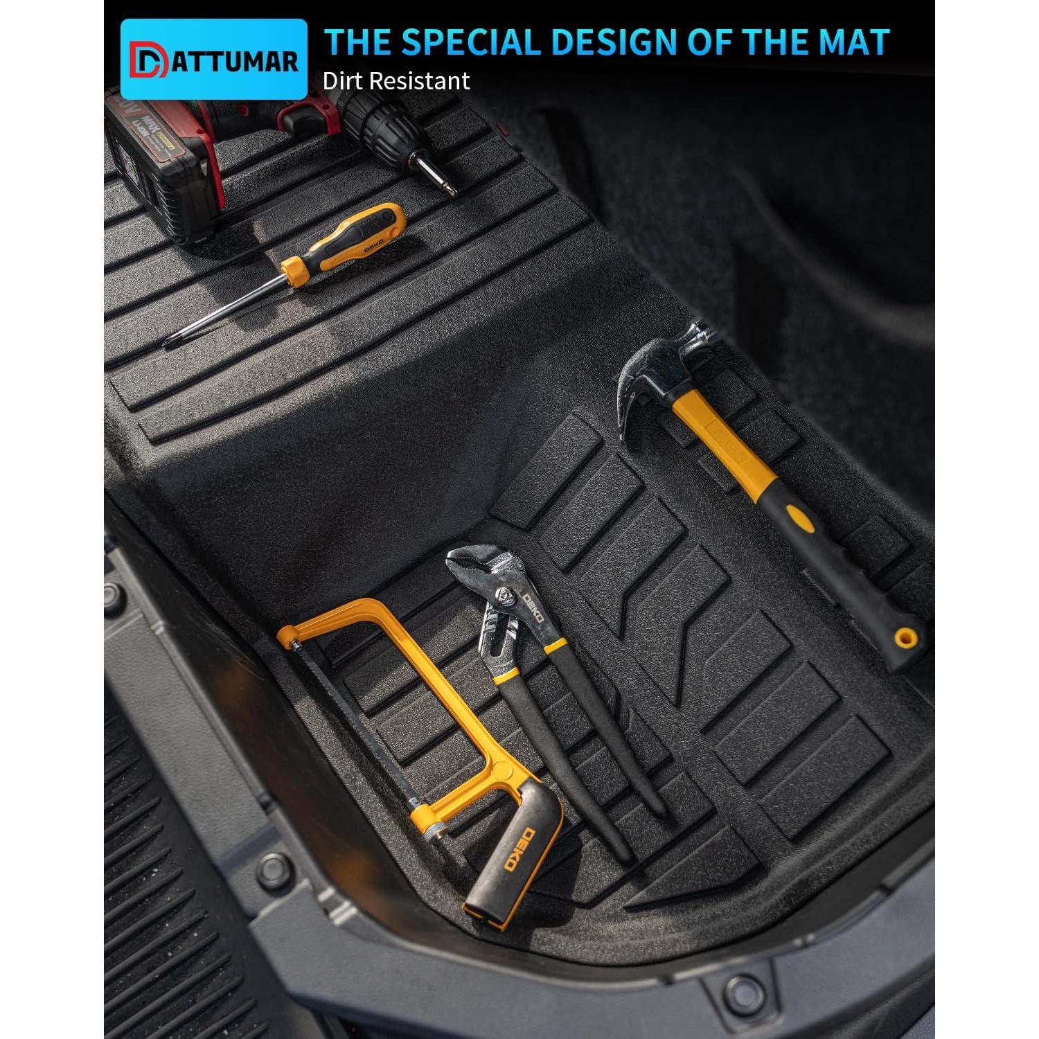 Alfombrillas de Almacenamiento Dattumar para Toyota Tacoma 2024-2025