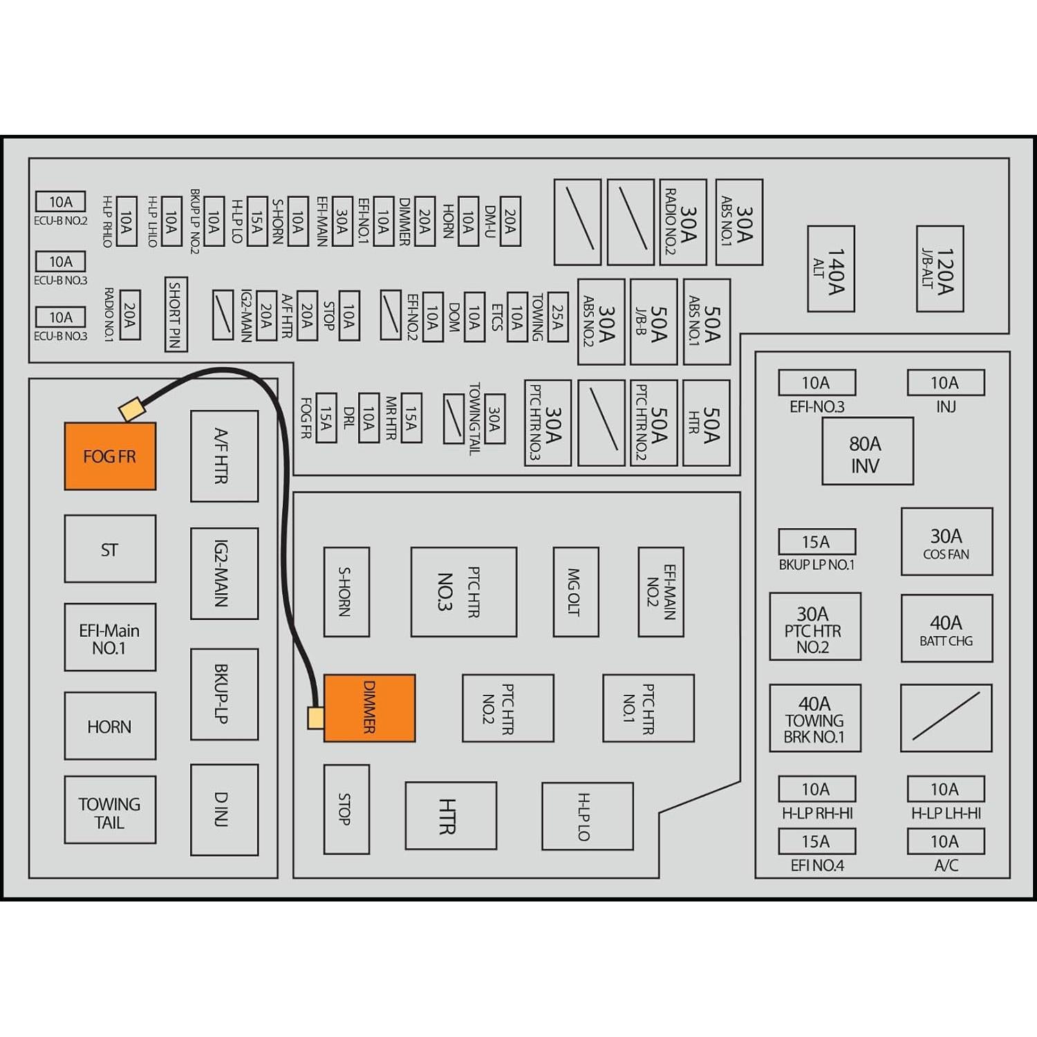Módulo Todas las Luces Encendidas Fleece para Toyota Tacoma 2016-2023