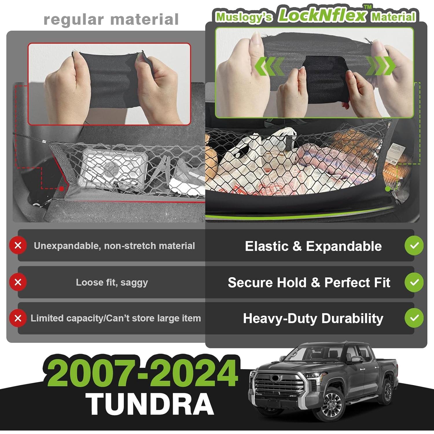 Red de Carga Muslogy para Camioneta Toyota Tundra 2007-2025