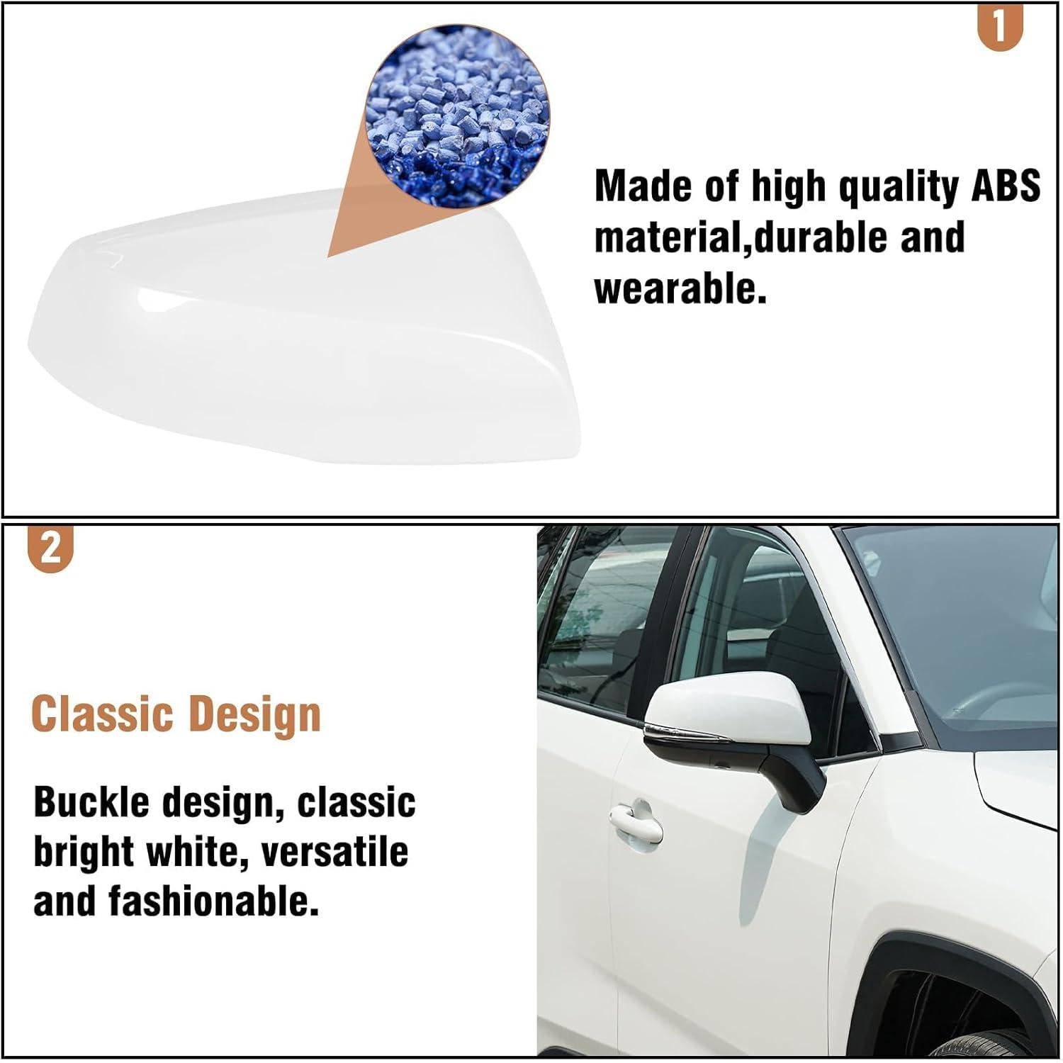 Cubierta de Espejo Lateral Moonlinks para Toyota RAV4 2019-2024