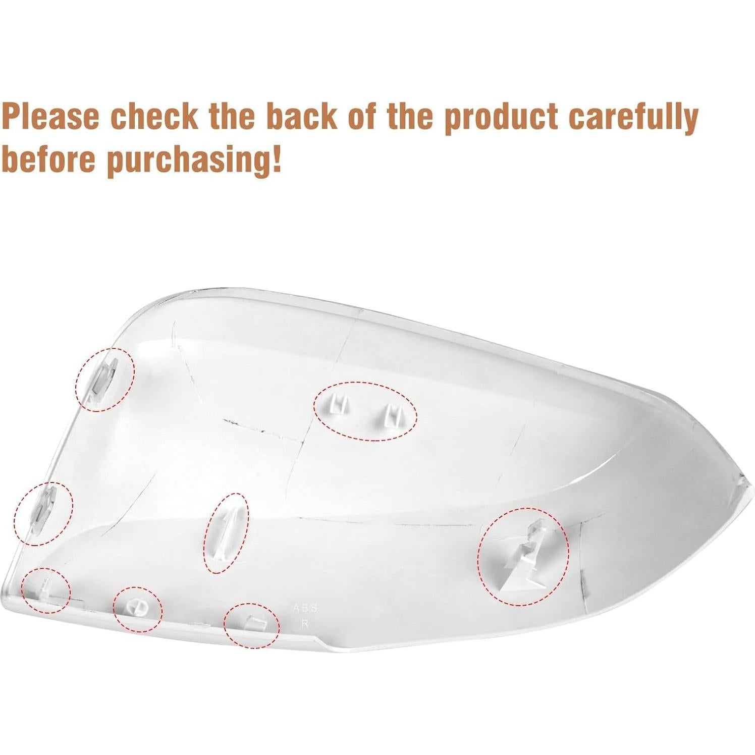 Cubierta de Espejo Lateral Moonlinks para Toyota RAV4 2019-2024