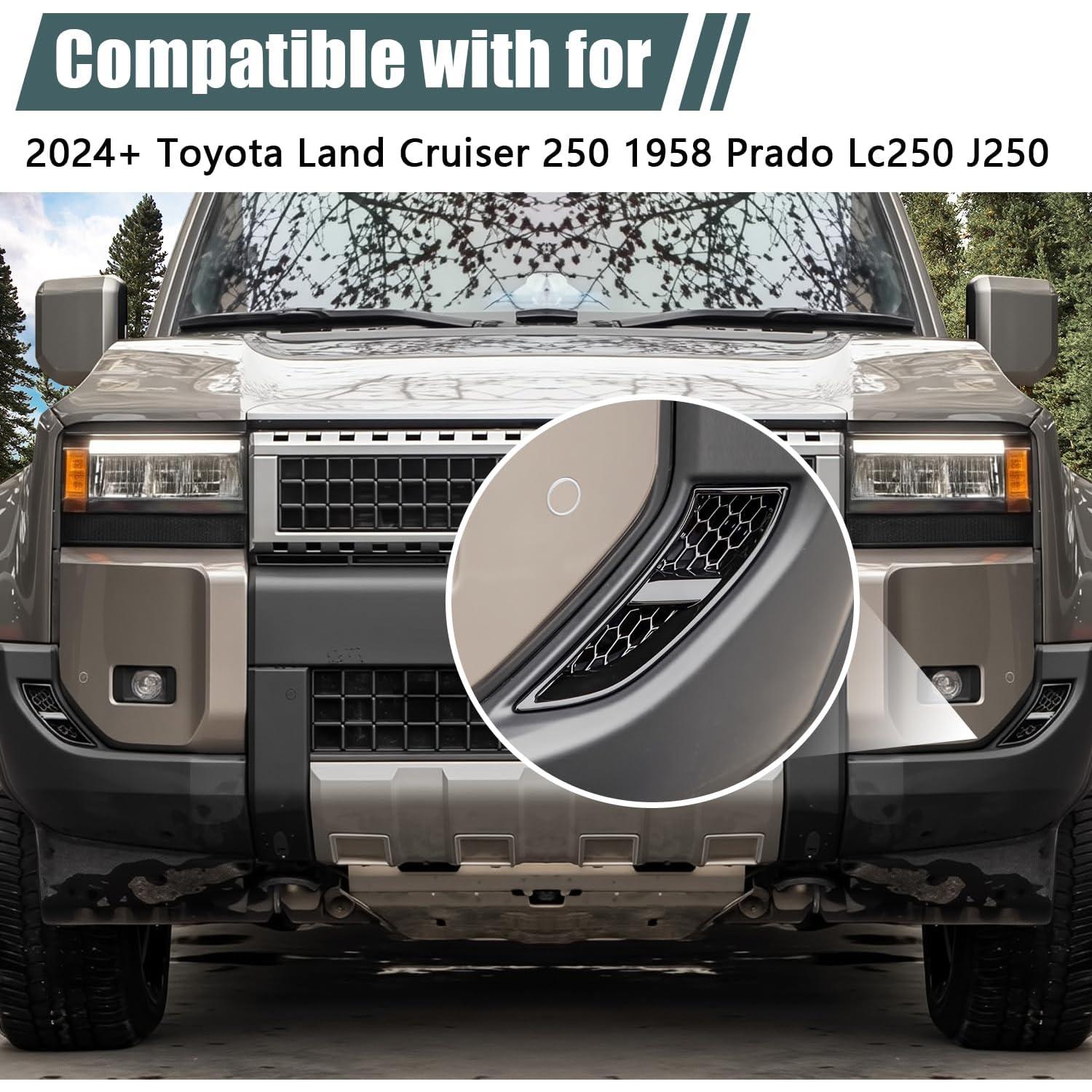 Rejilla de entrada de aire lateral MSIZOY para Toyota Land Cruiser 250