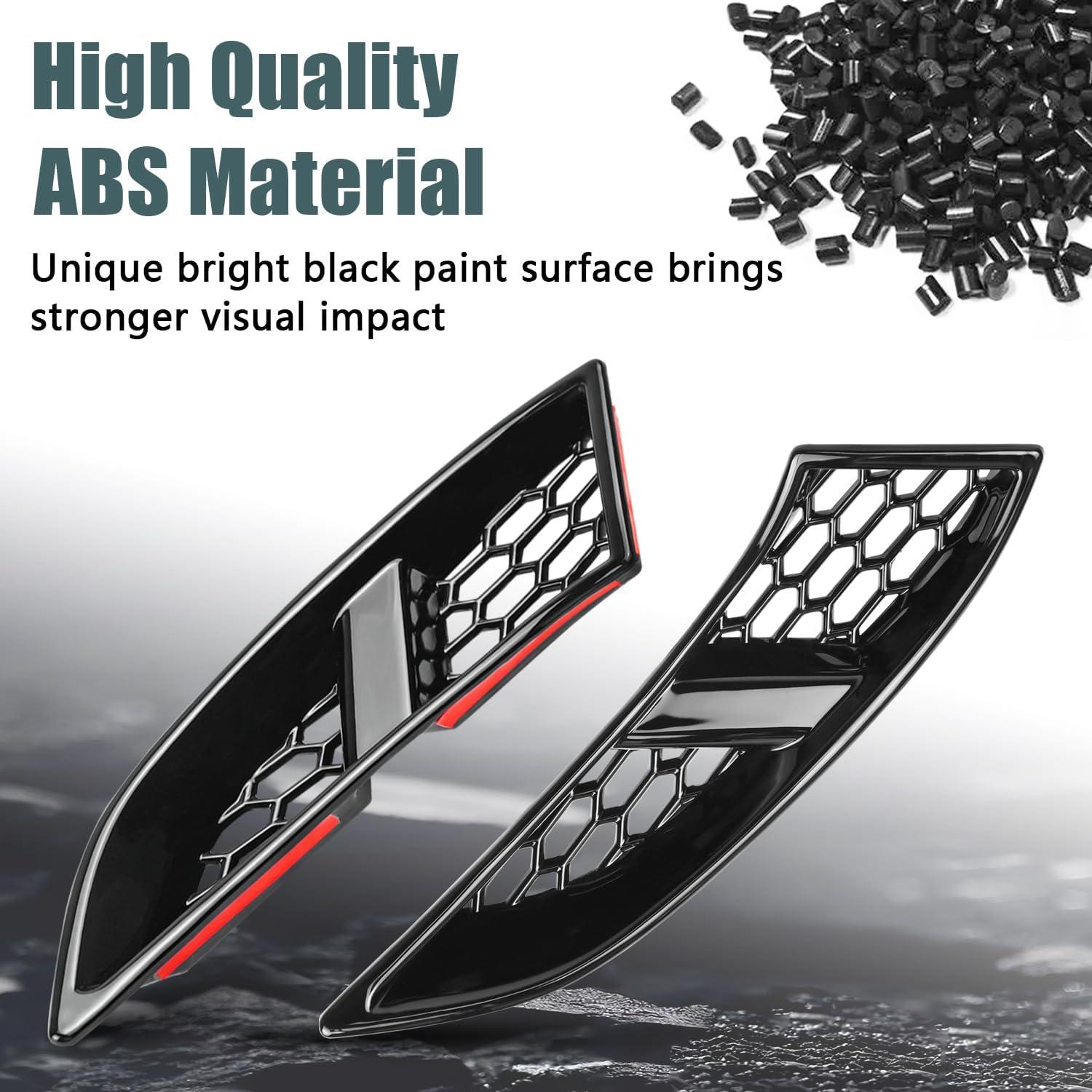 Rejilla de entrada de aire lateral MSIZOY para Toyota Land Cruiser 250