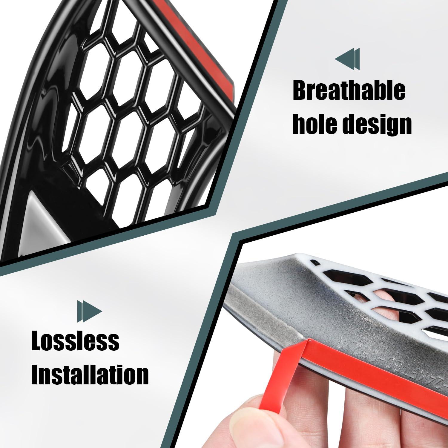 Rejilla de entrada de aire lateral MSIZOY para Toyota Land Cruiser 250