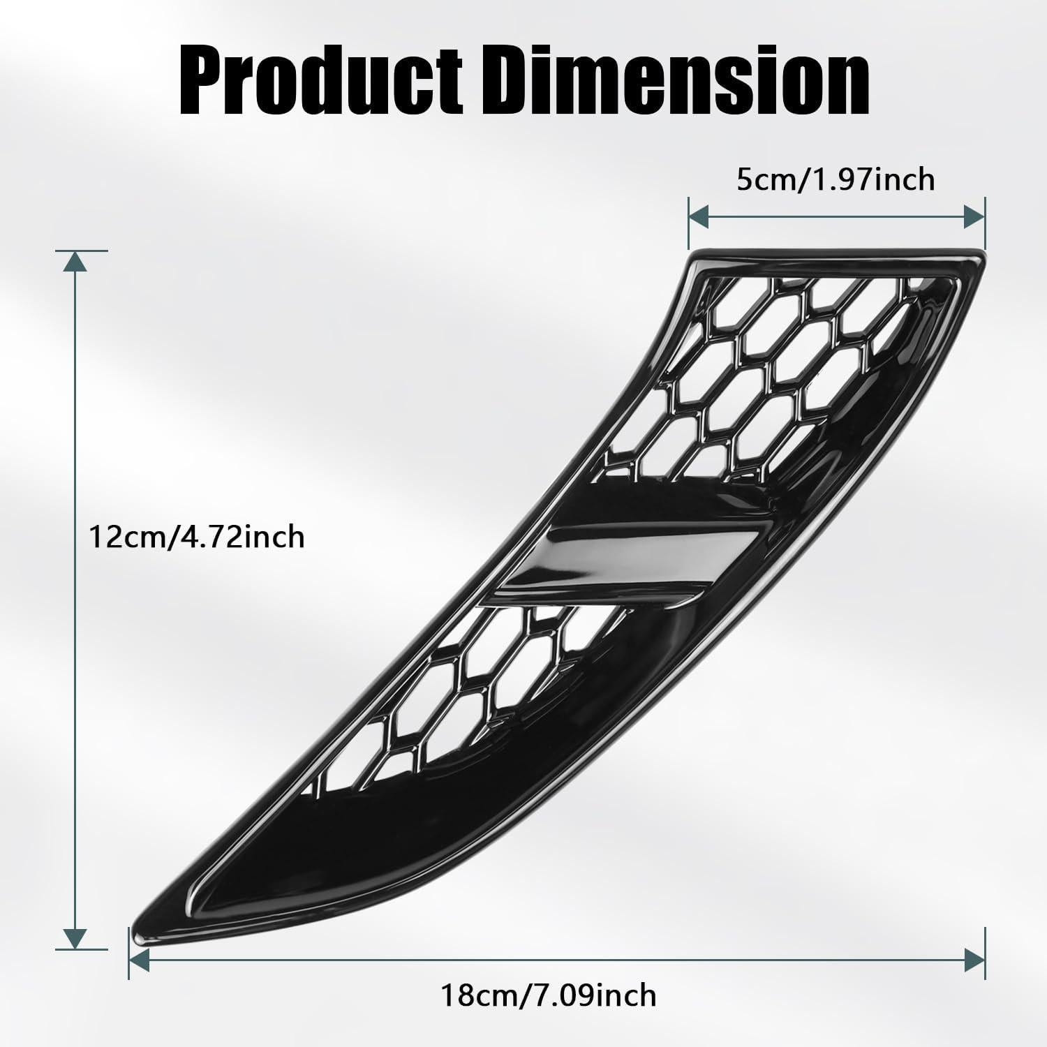 Rejilla de entrada de aire lateral MSIZOY para Toyota Land Cruiser 250
