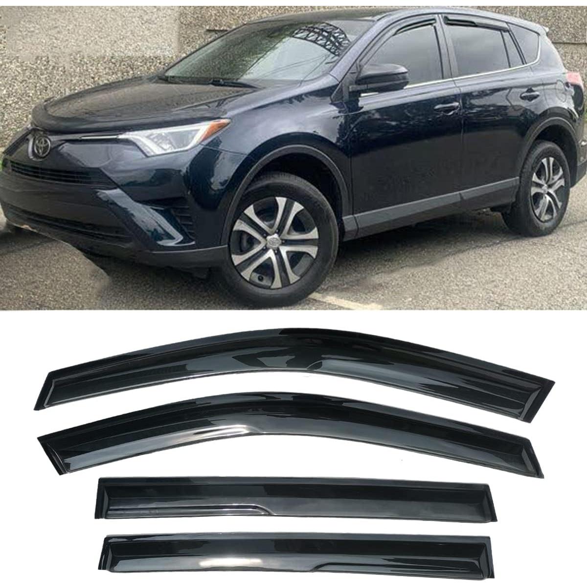 Visores de Ventana Lateral Darodcar para Toyota RAV4 2019-2024