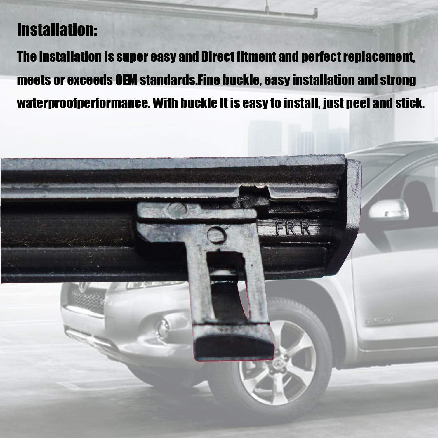 Moldura de Sellado de Ventana Toyota RAV4 2009-2012 4Pcs