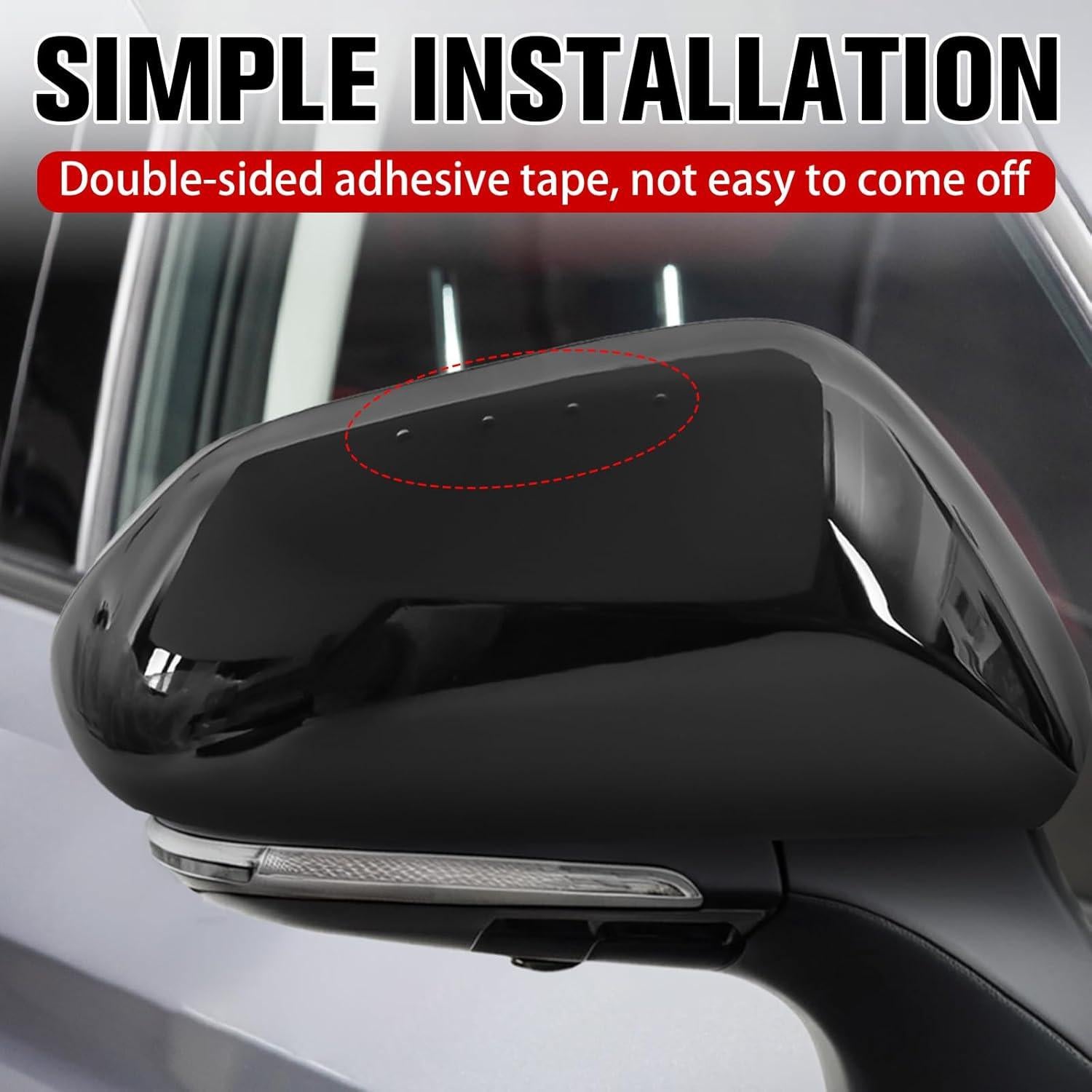 Cubiertas de Espejos Laterales Adasidy para Toyota Camry 2018-2025