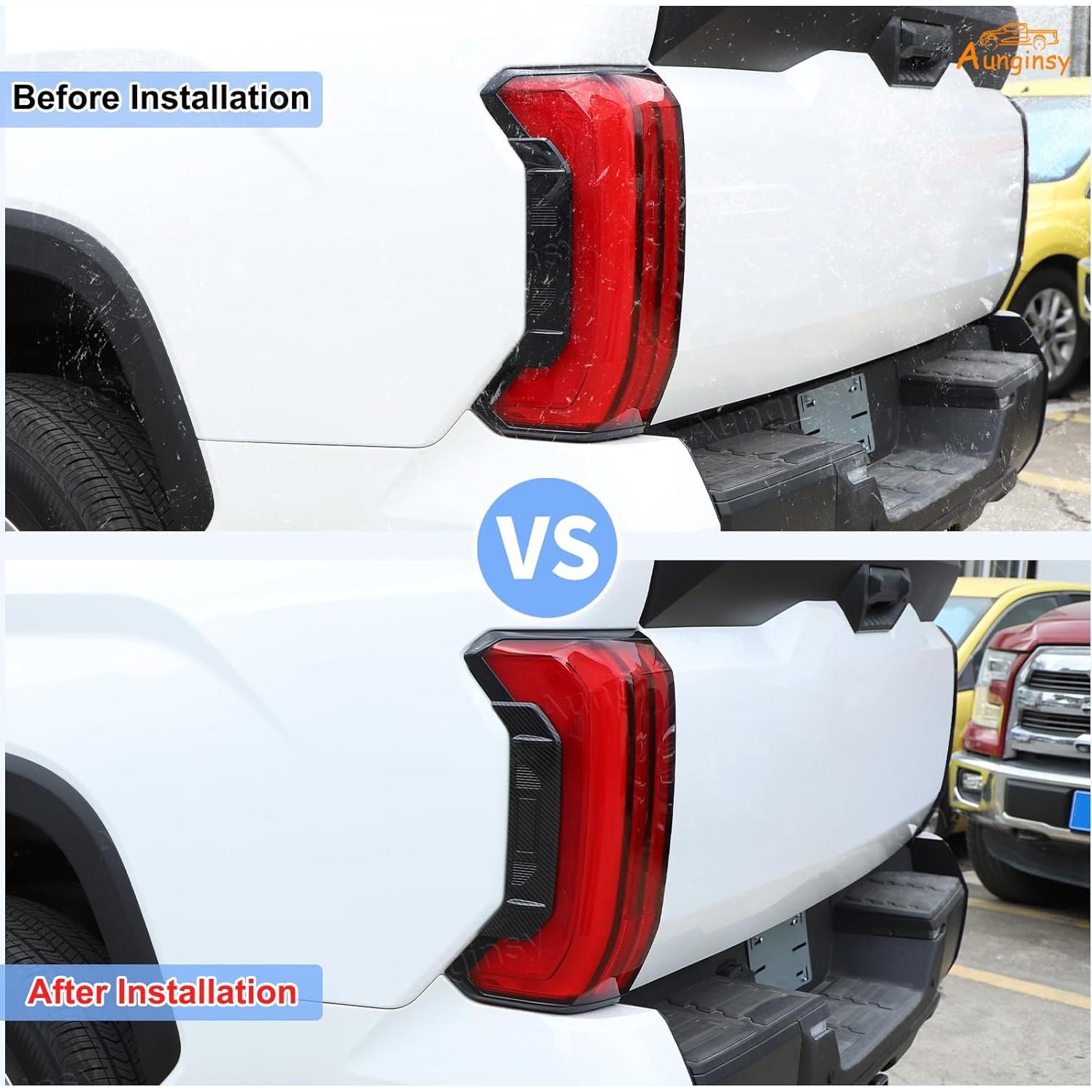 Cubierta Lateral Luz Trasera Aunginsy para Toyota Tundra 2022-2025