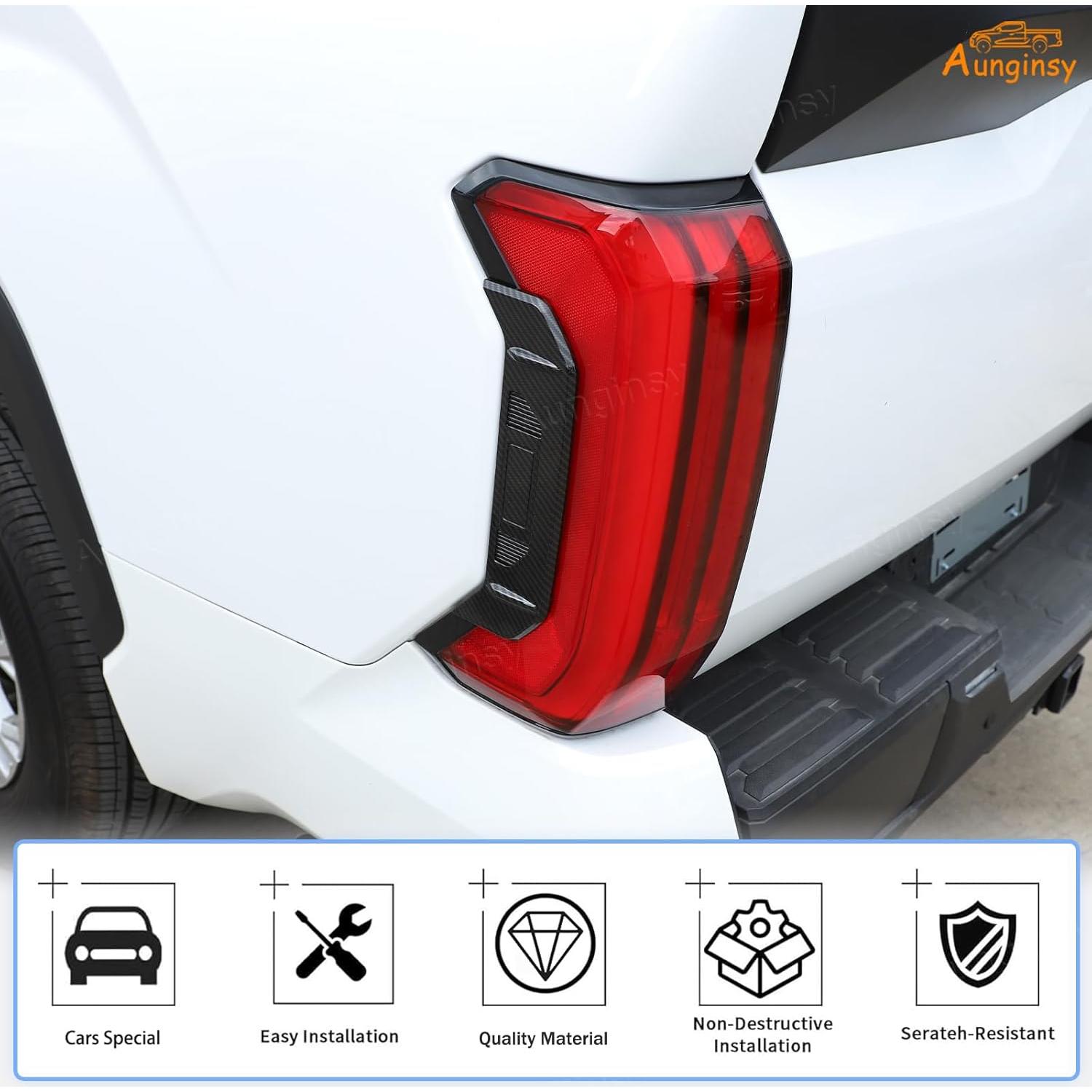 Cubierta Lateral Luz Trasera Aunginsy para Toyota Tundra 2022-2025