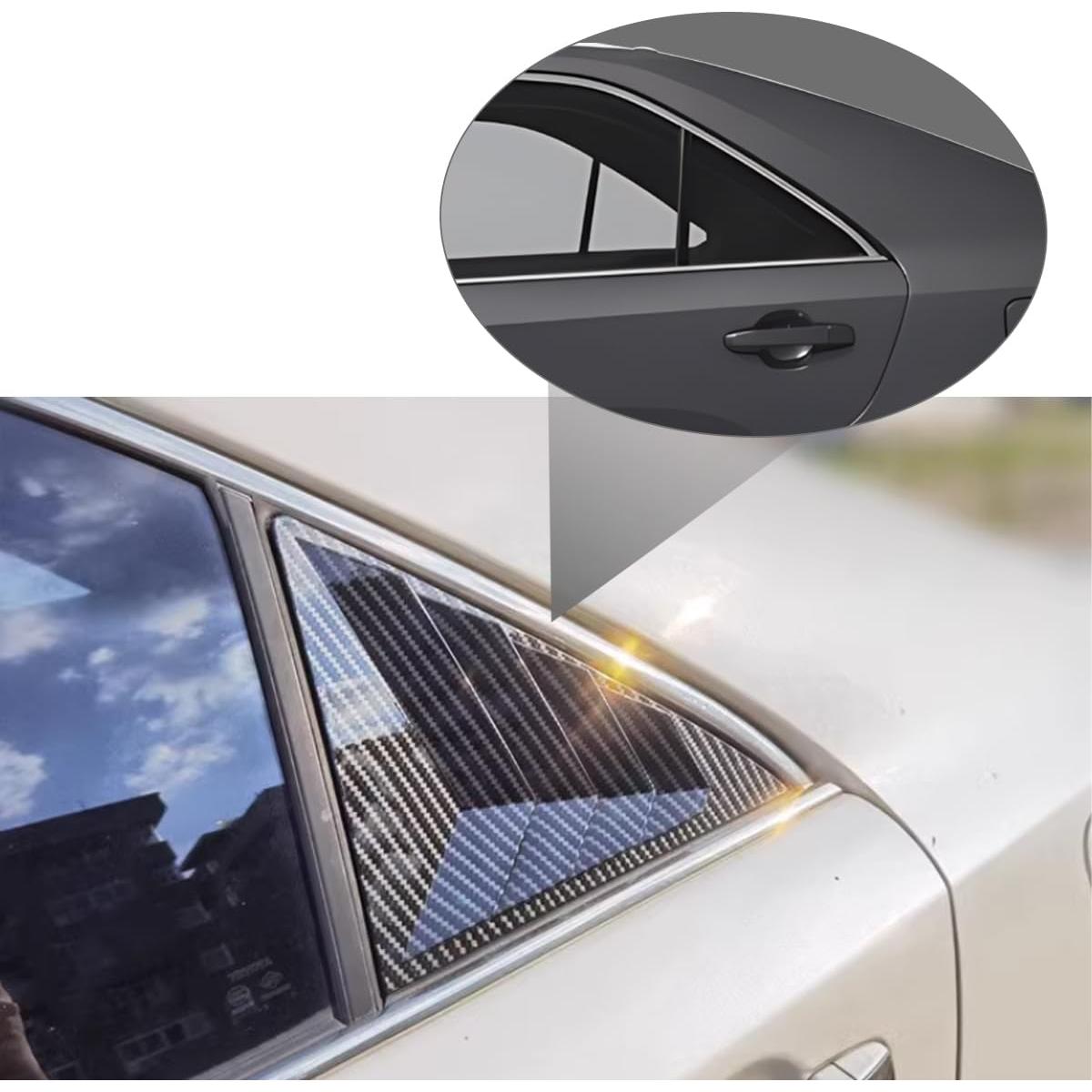 Cubiertas Louvers Ventana Lateral Toyota Camry 2012-2017 ABS