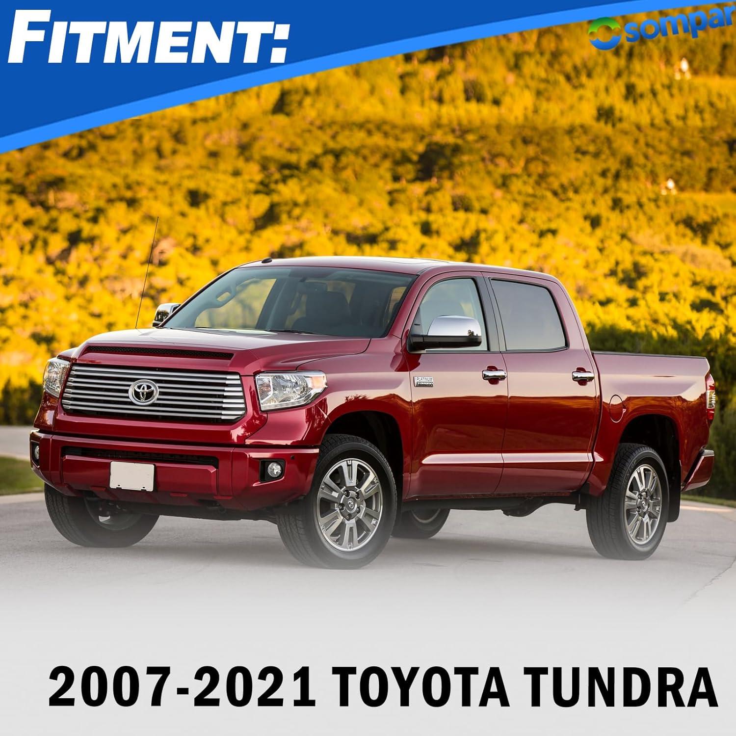 Cubierta Espejo Retrovisor Exterior Cromado Osompar Toyota Tundra 2007-2021