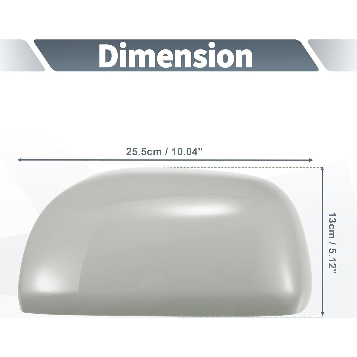 Cubiertas de Espejo Retrovisor Toyota RAV4 2006-2009 Gris X AUTOHAUX