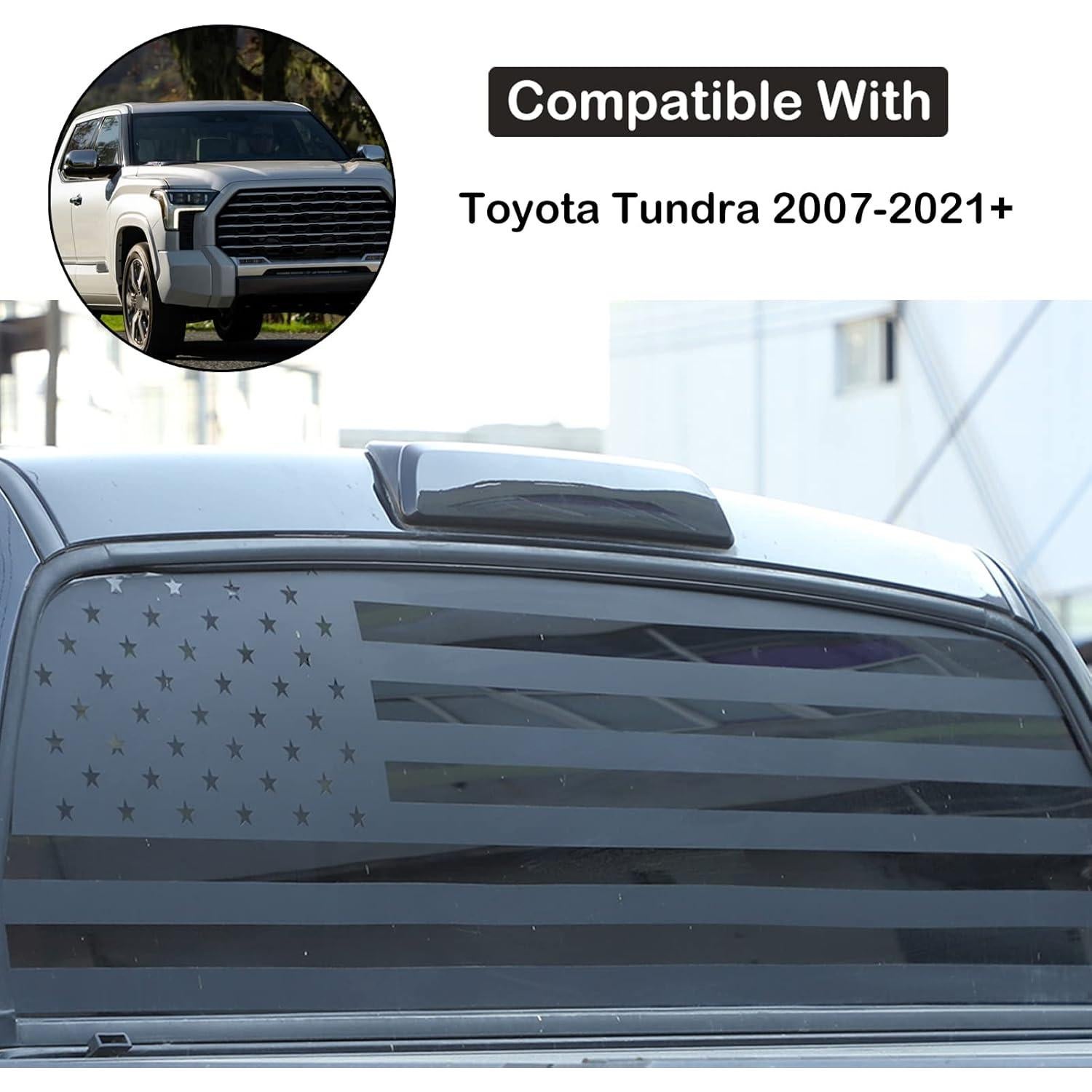 Cubierta de Luz de Freno Aunginsy para Toyota Tundra 2007-2021 ABS Gris