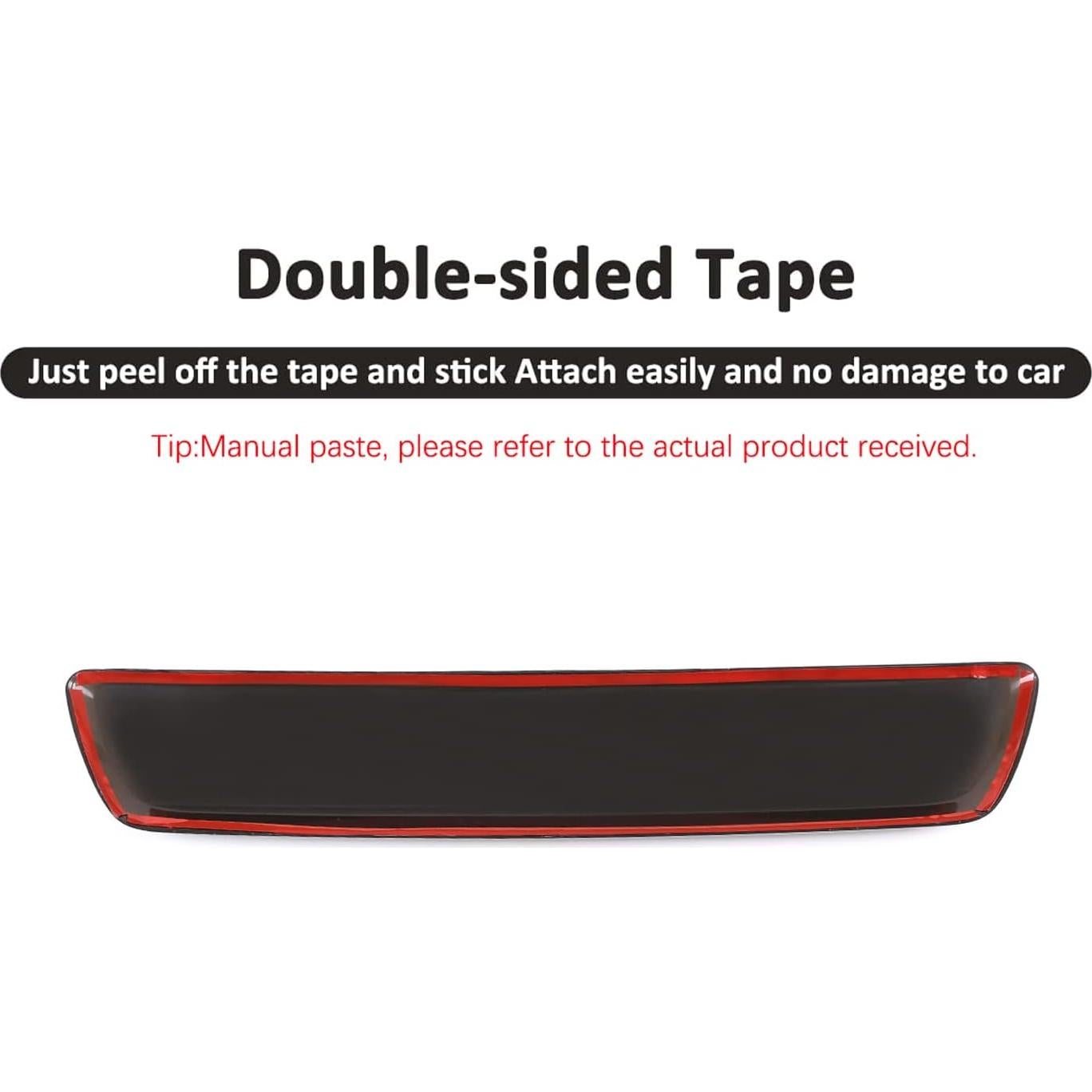 Cubierta de Luz de Freno Aunginsy para Toyota Tundra 2007-2021 ABS Gris