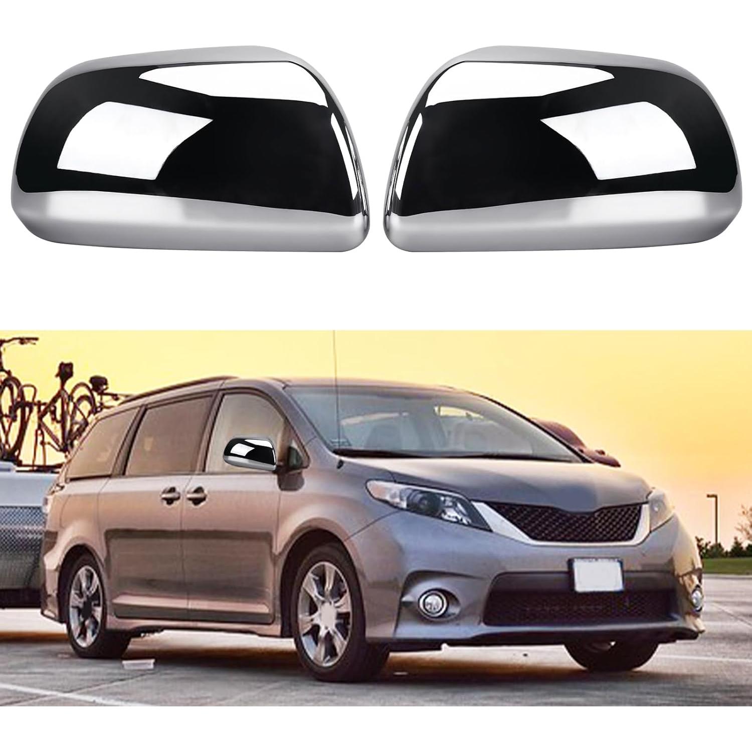 Cubiertas de Espejo Lateral Cromo Sportuli para Toyota Sienna 2011-2019