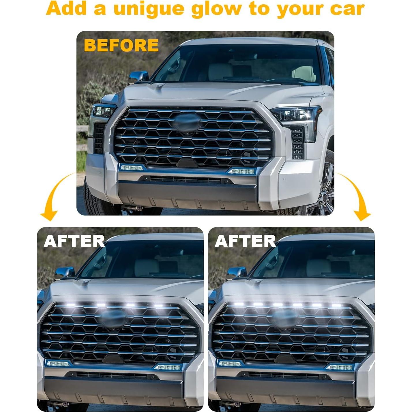 Luz LED de Parrilla Frontal OKLSG para Toyota Tundra 2019-2025