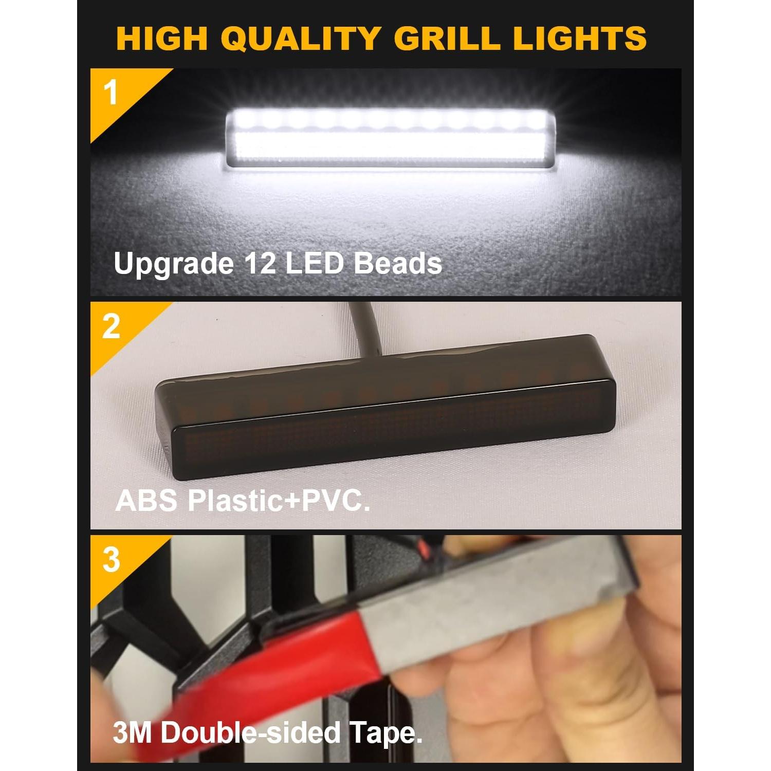 Luz LED de Parrilla Frontal OKLSG para Toyota Tundra 2019-2025