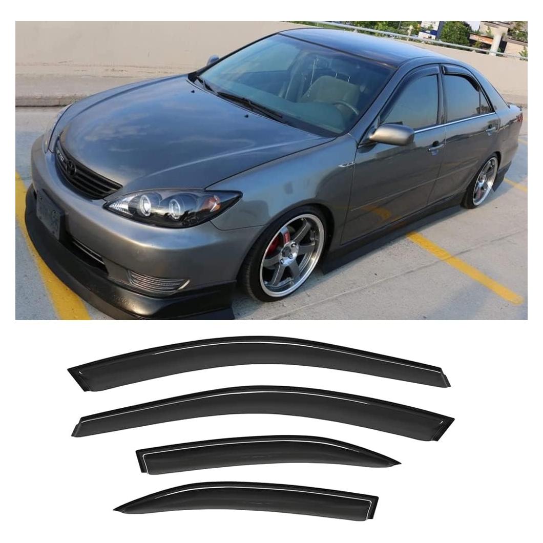 Deflector de Viento Kucaruce para Ventana Toyota Camry 2002-2006, 4pcs