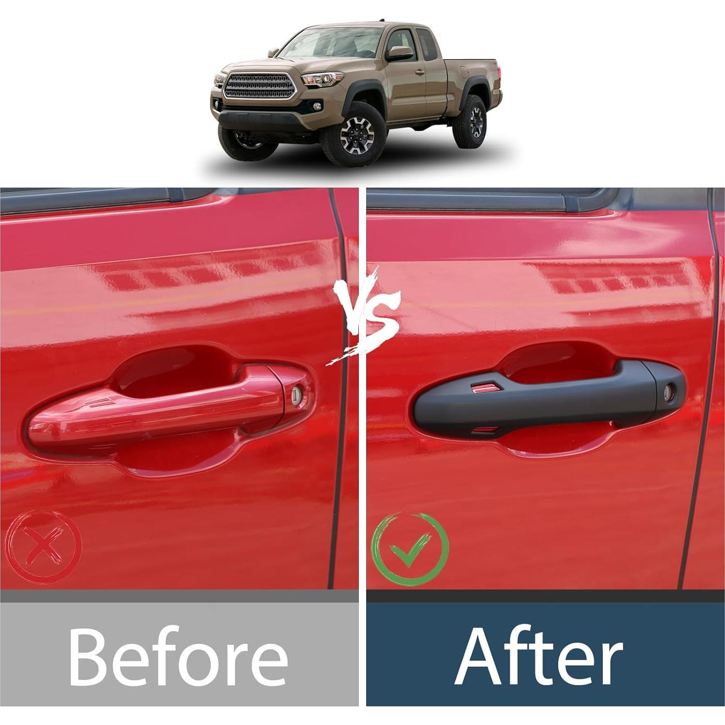 Cubierta de Manija de Puerta Lcojicep para Tacoma 2015-2022 ABS