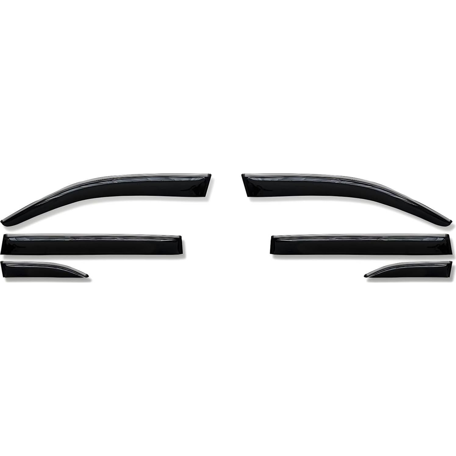 Visera de Ventana MNGYNUKA para Toyota Highlander 2014-2019 - Juego de 6 Piezas