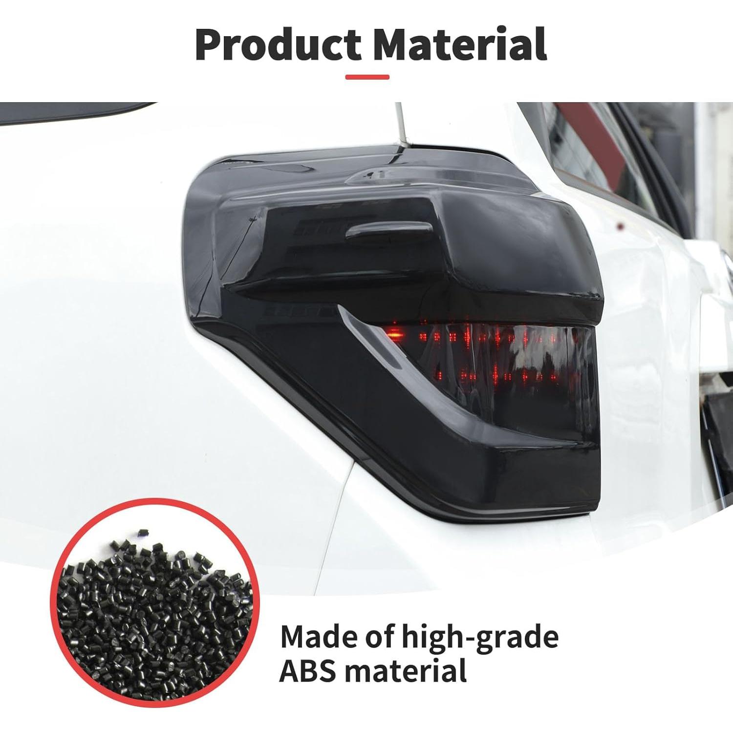 Cubierta de Luz Trasera JWWY para Toyota 4Runner 2014-2023