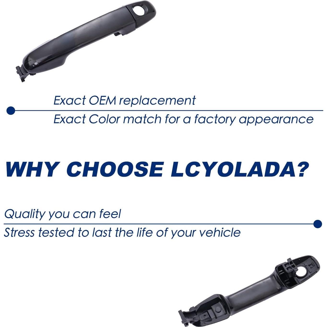 Manija de Puerta Exterior Lcyolada Izquierda Toyota Camry 2012-2017