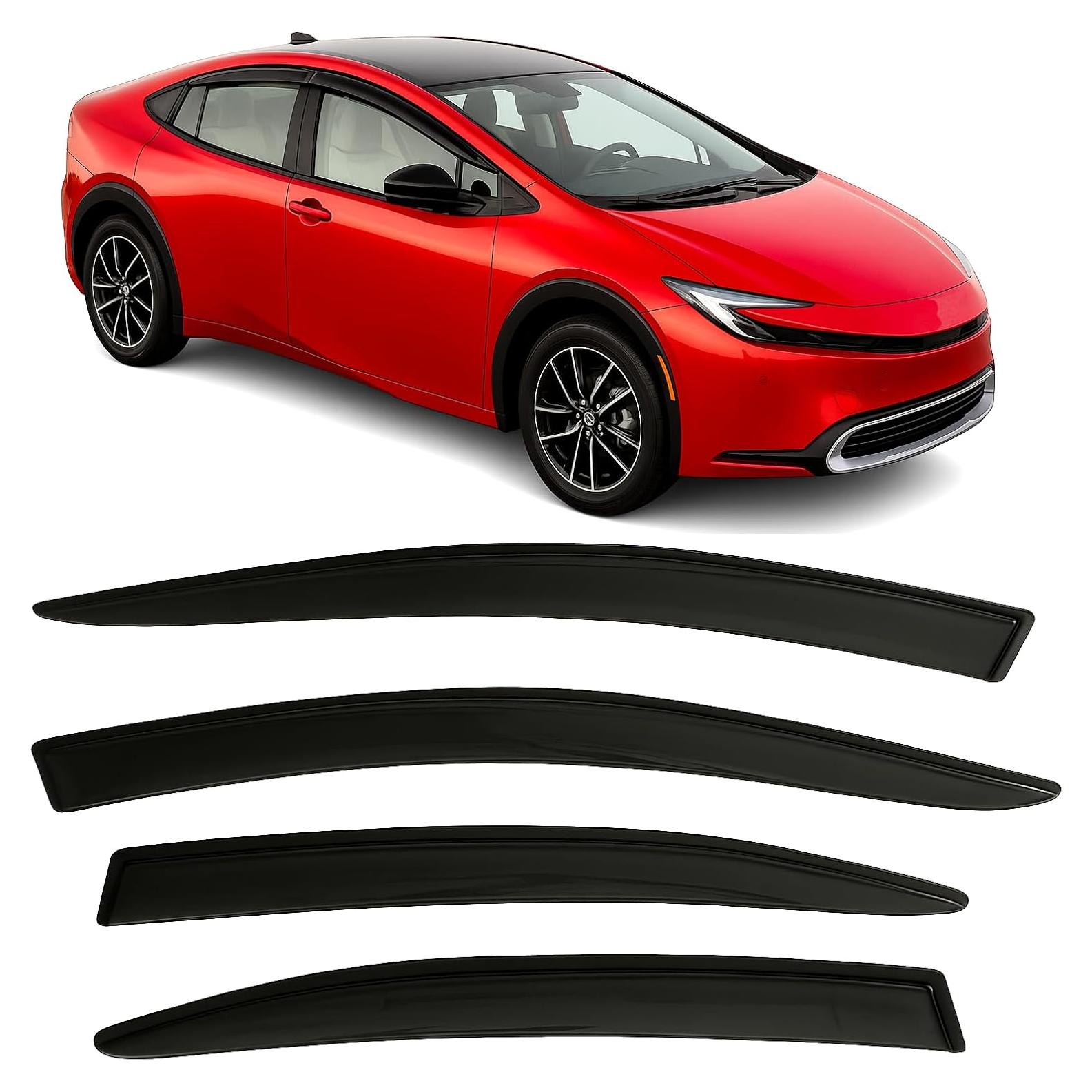 Deflectores de Ventana Lateral Olltoz para Toyota Prius 2023-2026