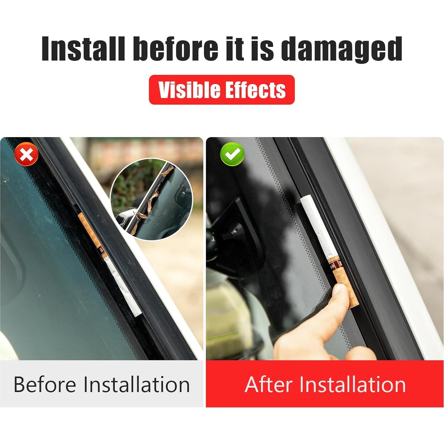 Cinta de Sellado de Vidrio Frontal SFWAYA para Toyota Land Cruiser 250 2024-2025