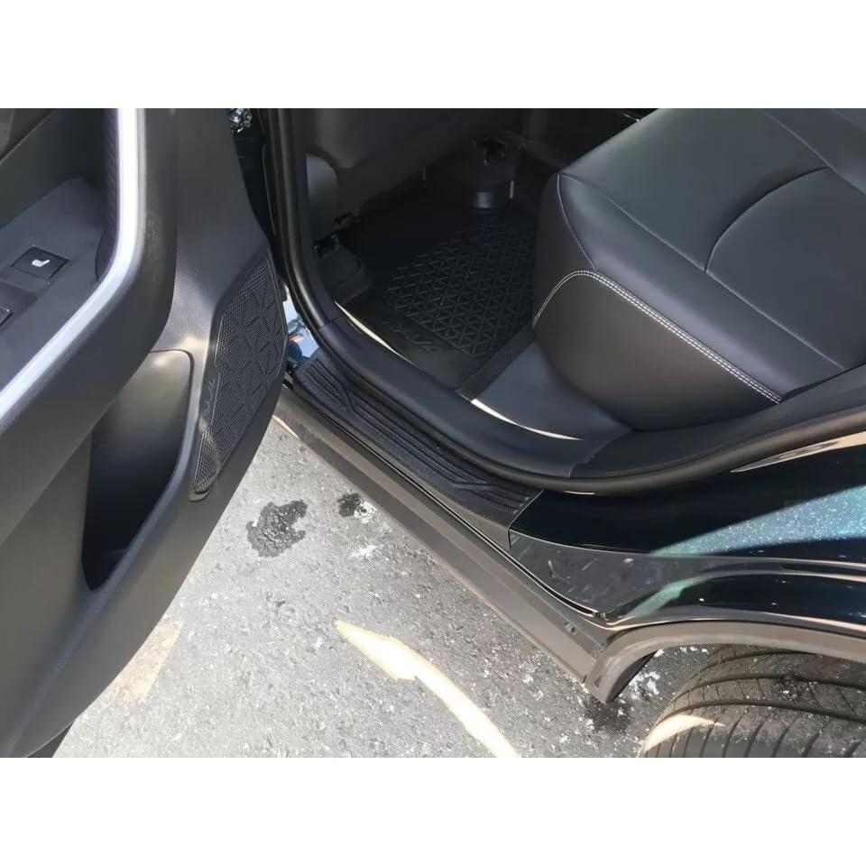 Protector de Umbral de Puerta Toyota RAV4 2019-2025 ABS Negro
