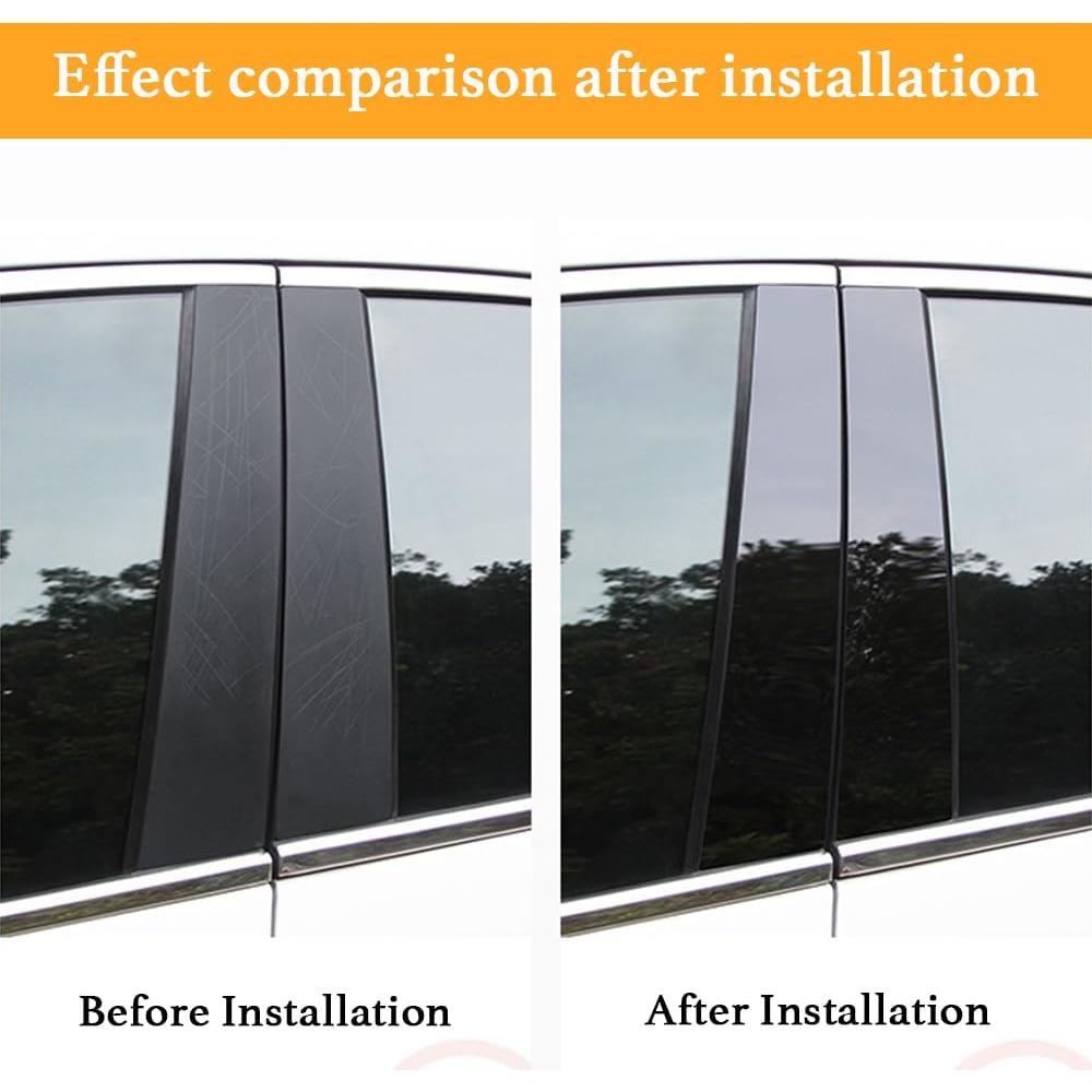 Calcomanías de Pilar Central Toyota Sienna 2022-2024 - 6 Piezas