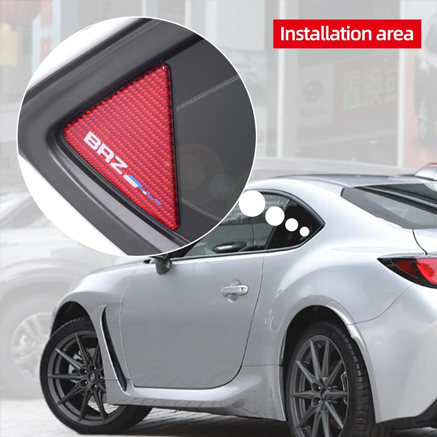 Sticker Triangular Ventana Trasera Betterhumz para Toyota GR86/Subaru BRZ 2021-2024