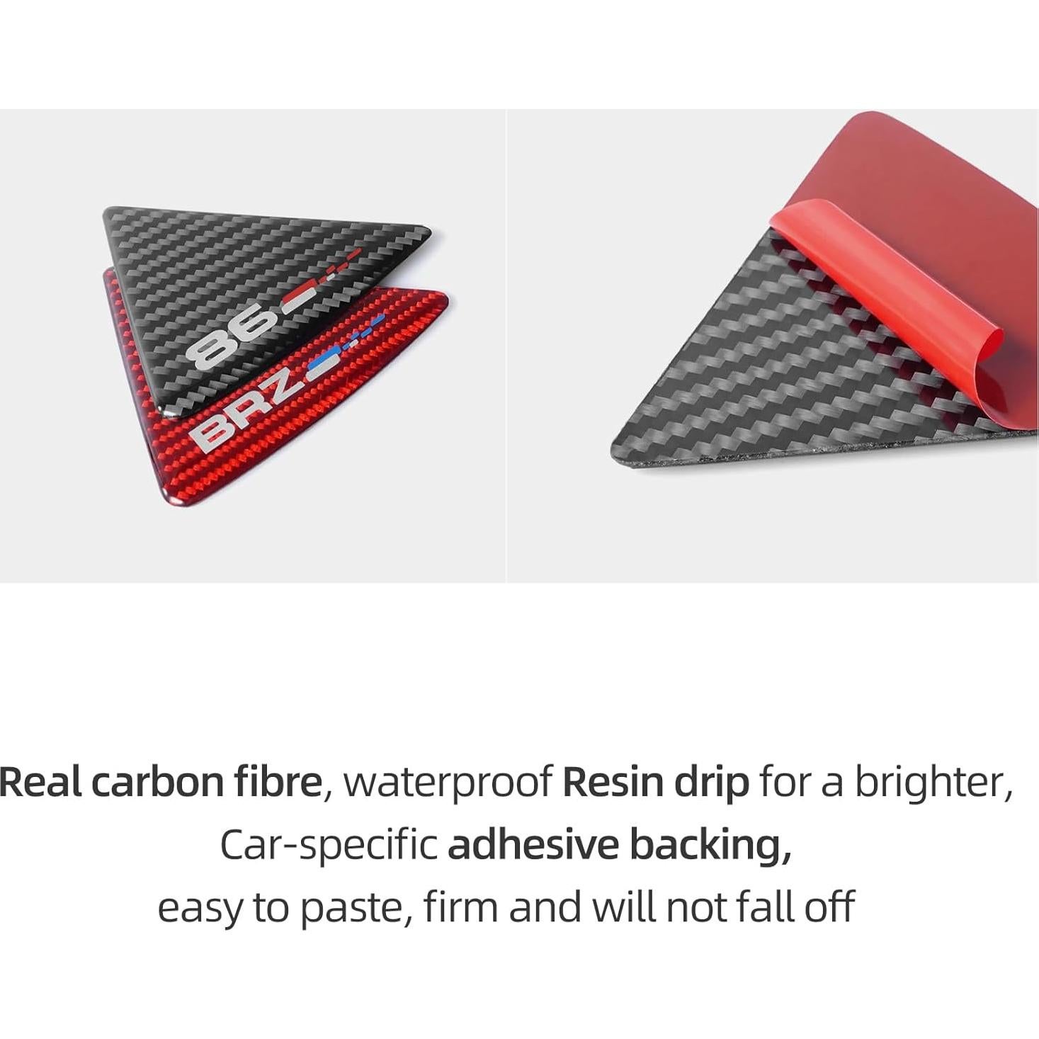 Sticker Triangular Ventana Trasera Betterhumz para Toyota GR86/Subaru BRZ 2021-2024