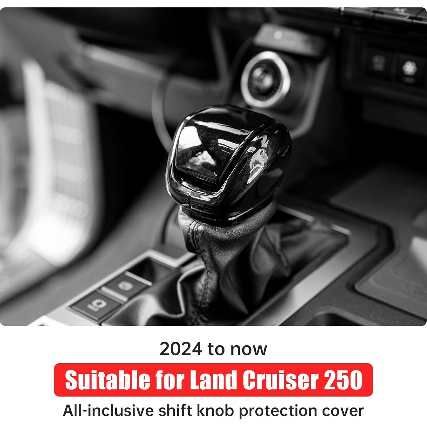 Cubierta Protectora Perilla Cambio Toyota Land Cruiser 250 2024-2025