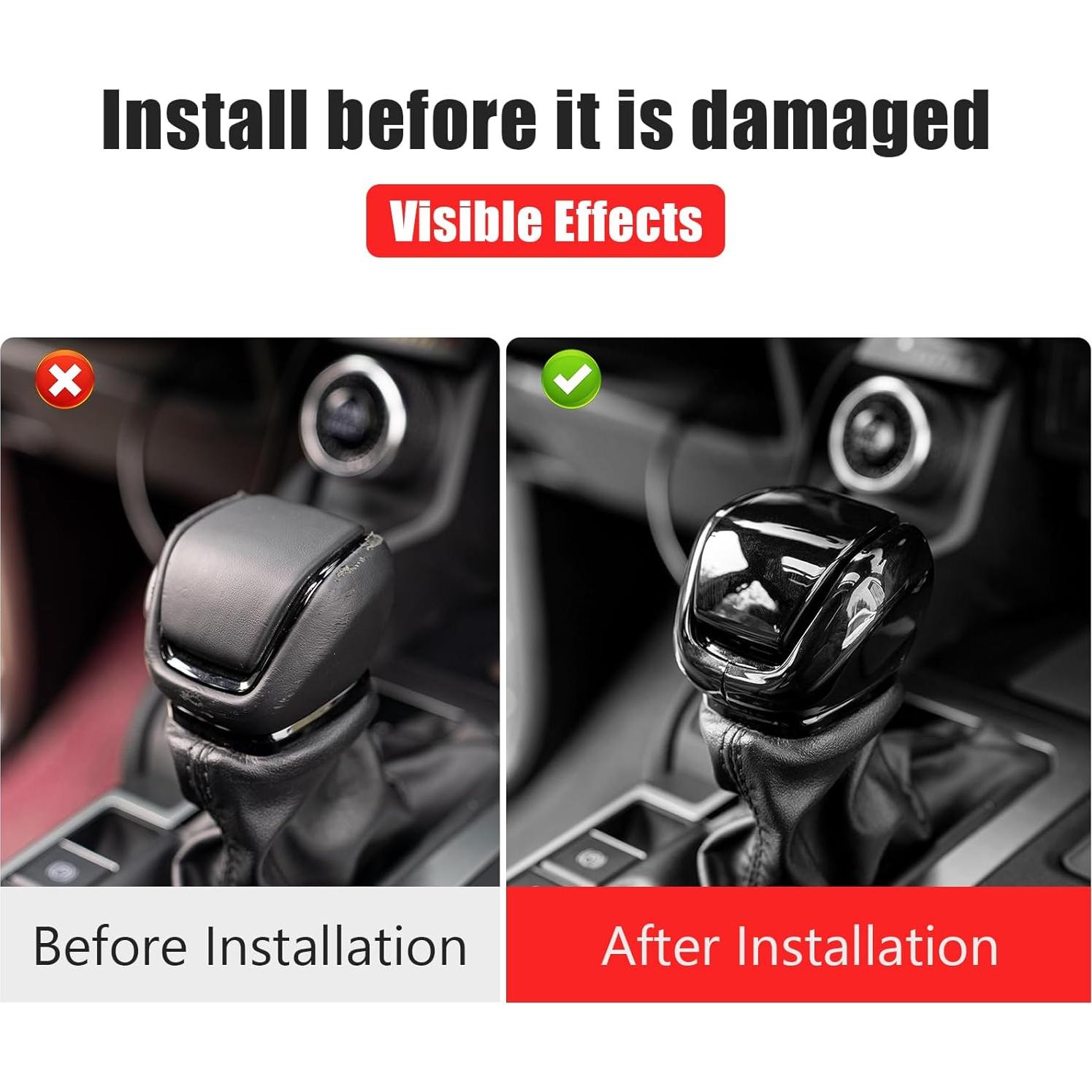 Cubierta Protectora Perilla Cambio Toyota Land Cruiser 250 2024-2025