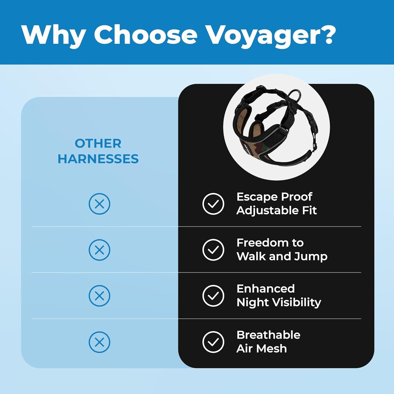 Arnés y Correa para Gato Voyager Best Pet Supplies - XXS, Reflectante