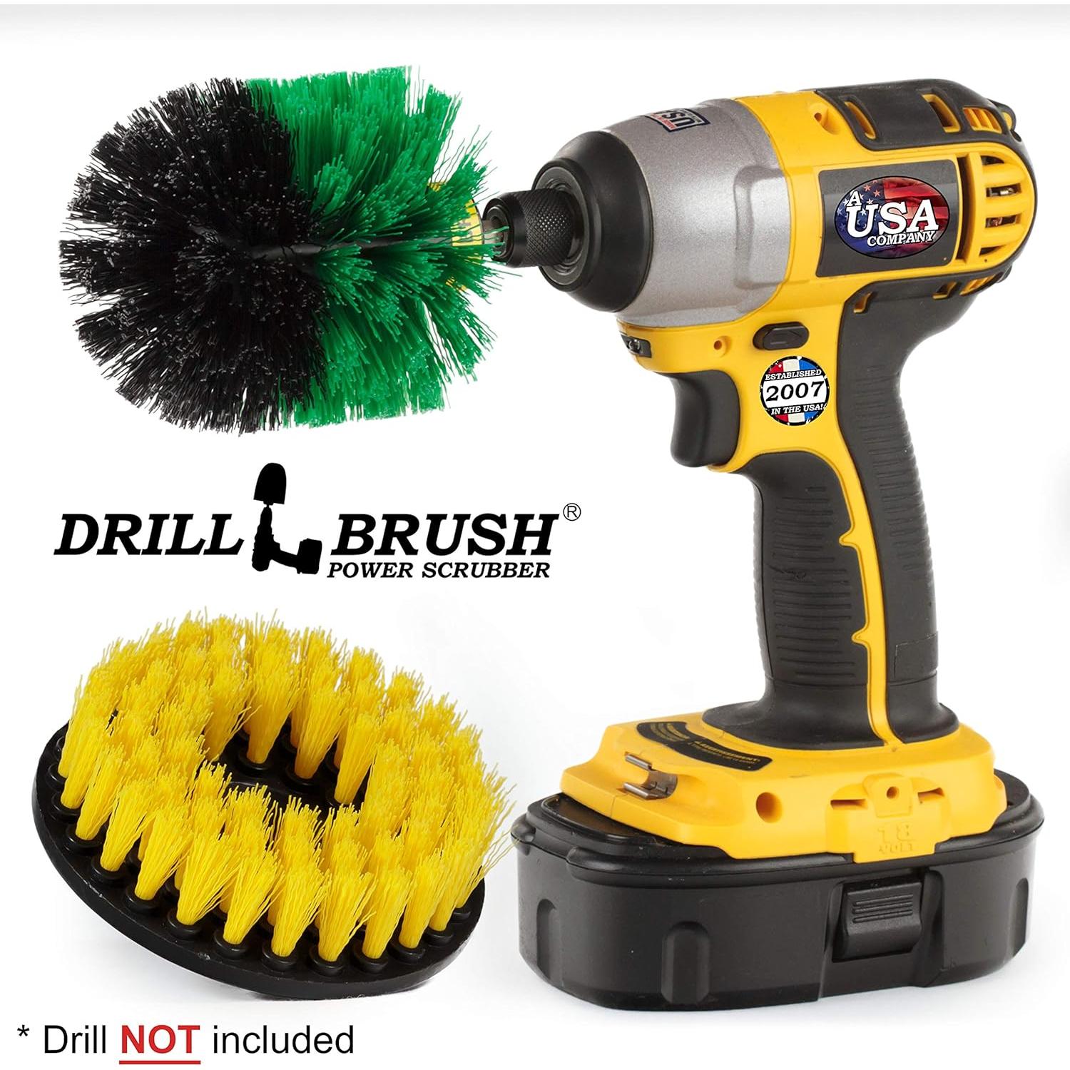 Juego de Cepillos de Limpieza para Taladro Drillbrush - 2 Piezas